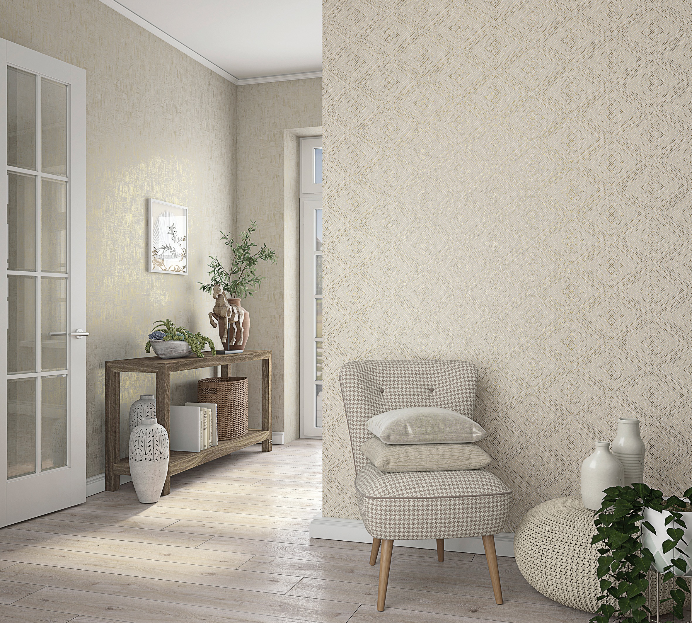 Marburg Vliestapete, grafisch, moderne Tapete für Wohnzimmer Schlafzimmer Küche