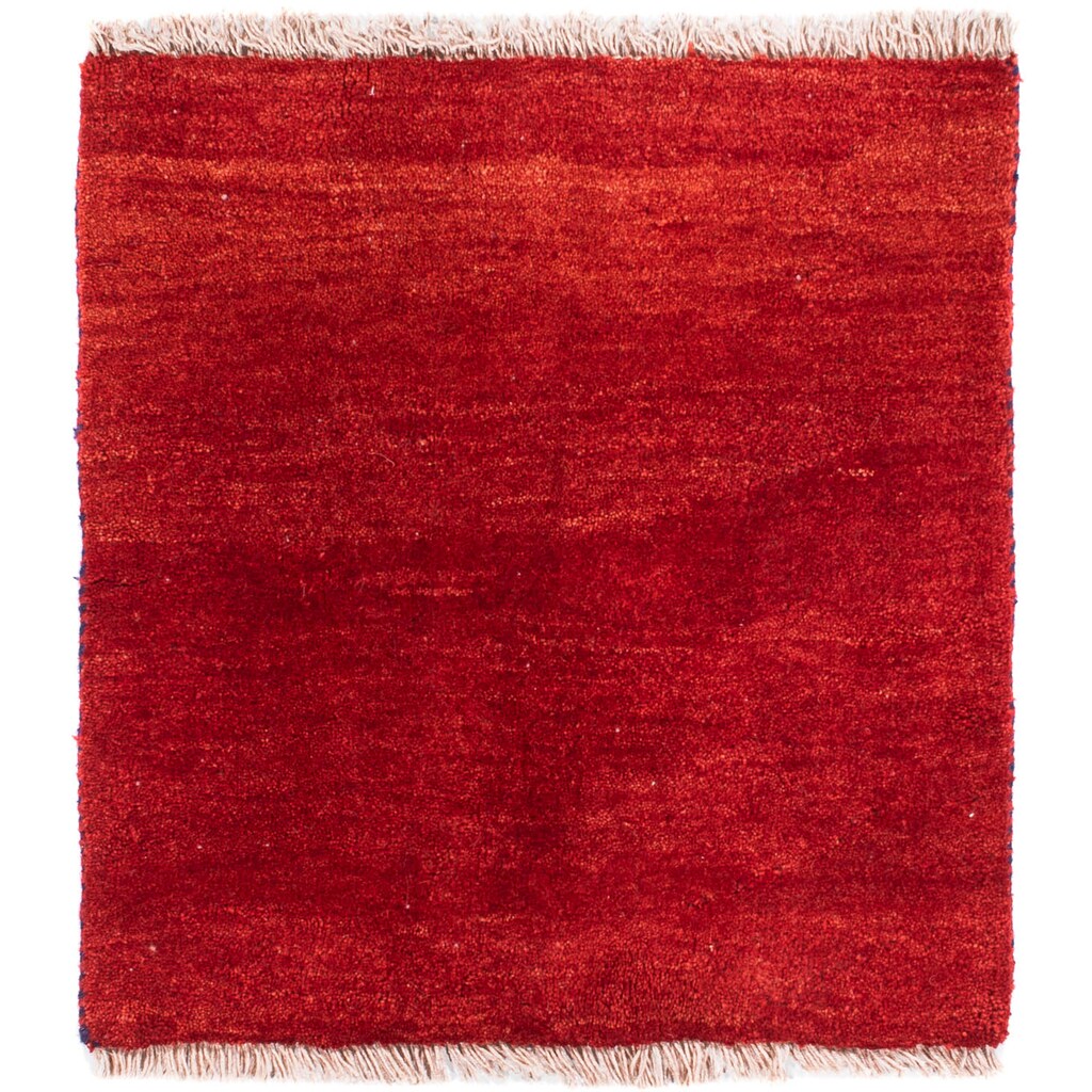 morgenland Wollteppich »Gabbeh - Perser quadratisch - 65 x 60 cm - dunkelrot«, quadratisch