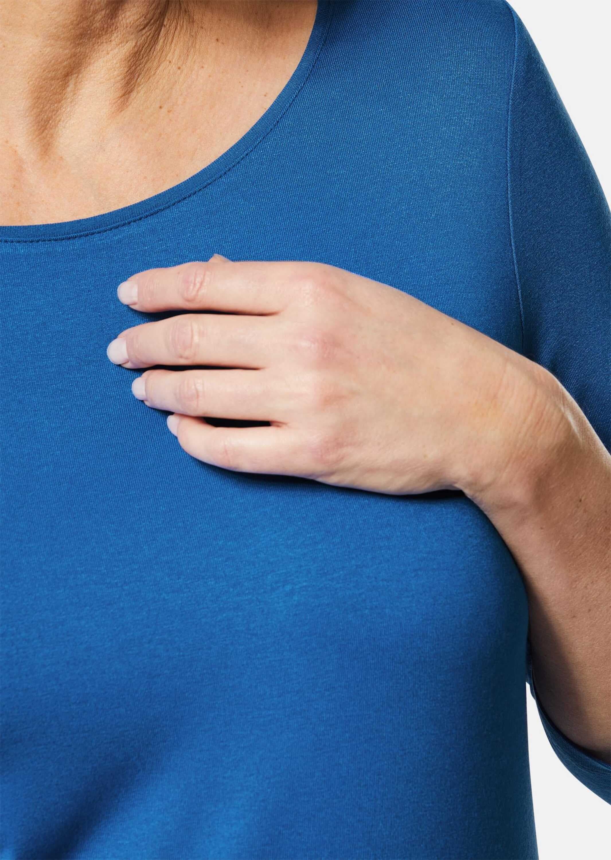 GOLDNER 3/4-Arm-Shirt »Shirt Trageangenehmes Viskoseshirt mit Elasthan«