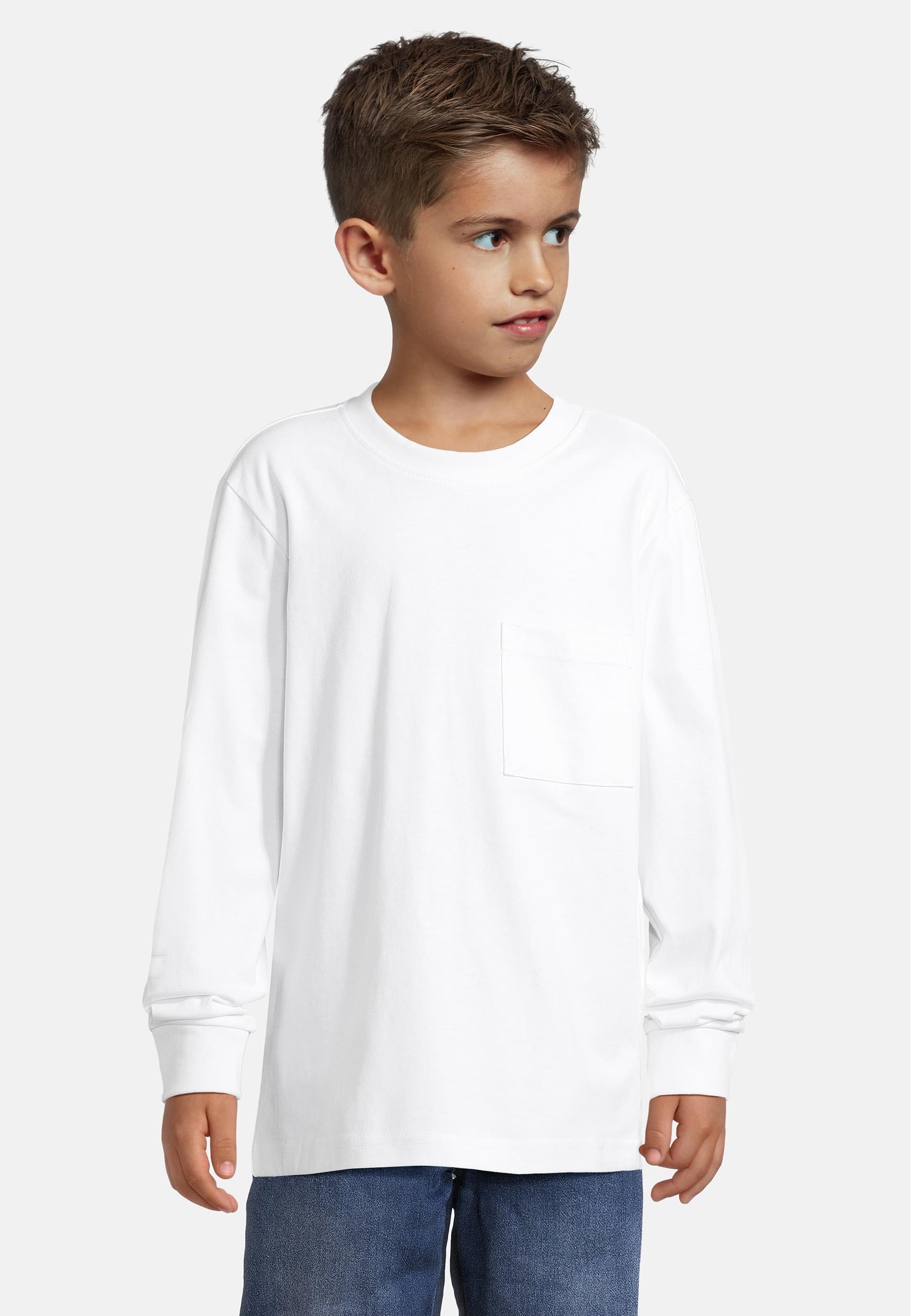 URBAN CLASSICS Longsleeve »Urban Classics Boys Heavy Oversized Pocket Longsleeve 3 Pack«, (1 tlg.)