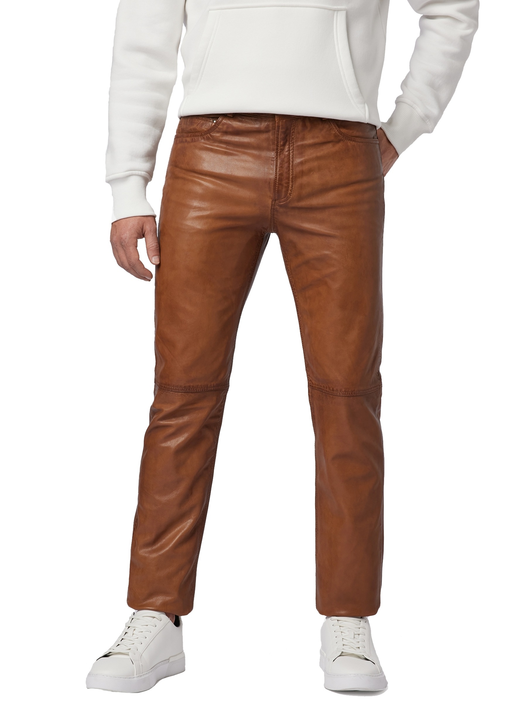 RICANO 5-Pocket-Hose »Lederhose Trant Pant«  Handgefertigt aus echtem Leder