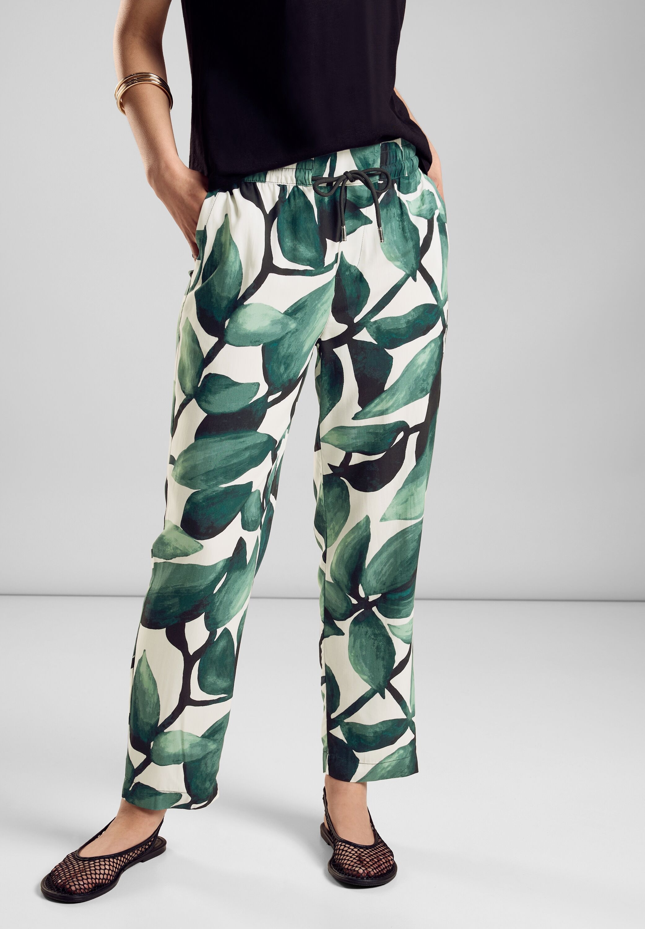 STREET ONE Kelnės Middle Waist