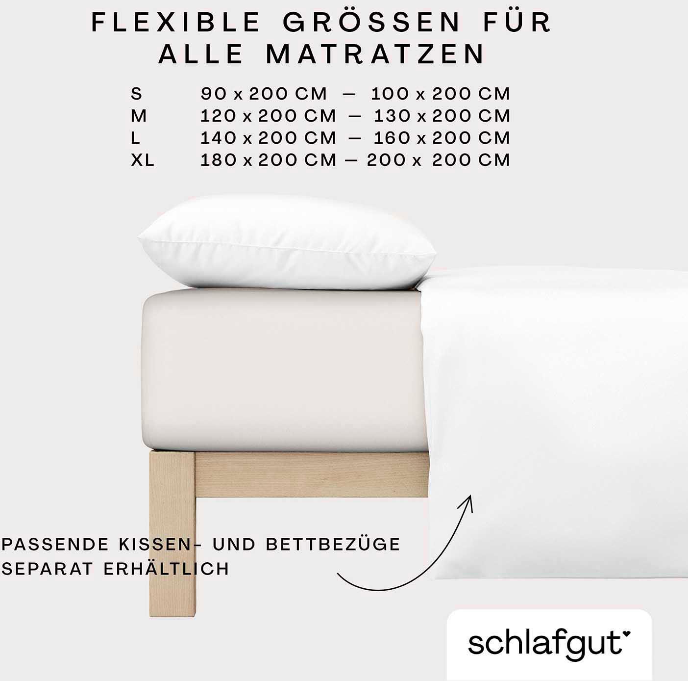 Schlafgut Spannbettlaken »Frottex«, 100% Frottee