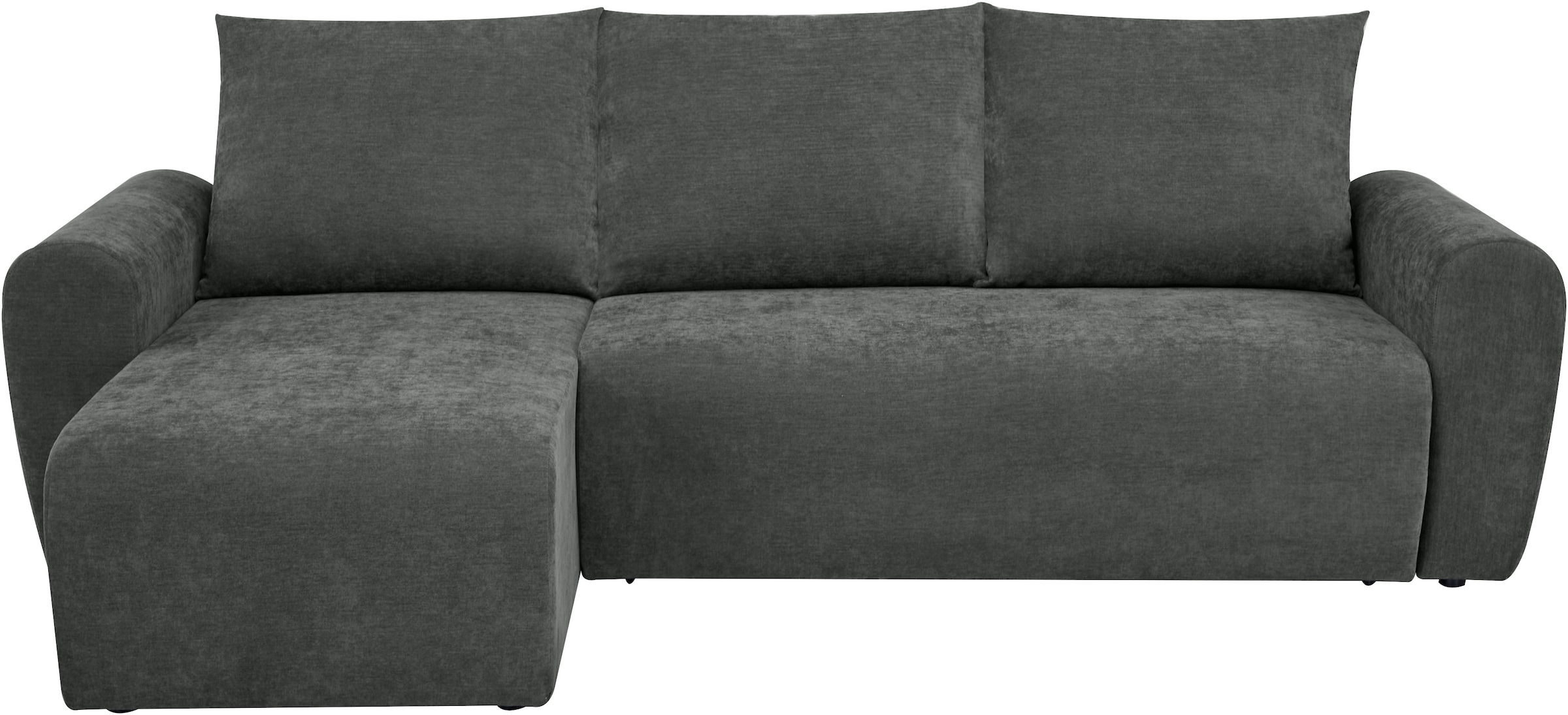 Home affaire Ecksofa "Nortrud-Uni, 241 cm, L-Form, mit Schlaffunktion u. Be günstig online kaufen