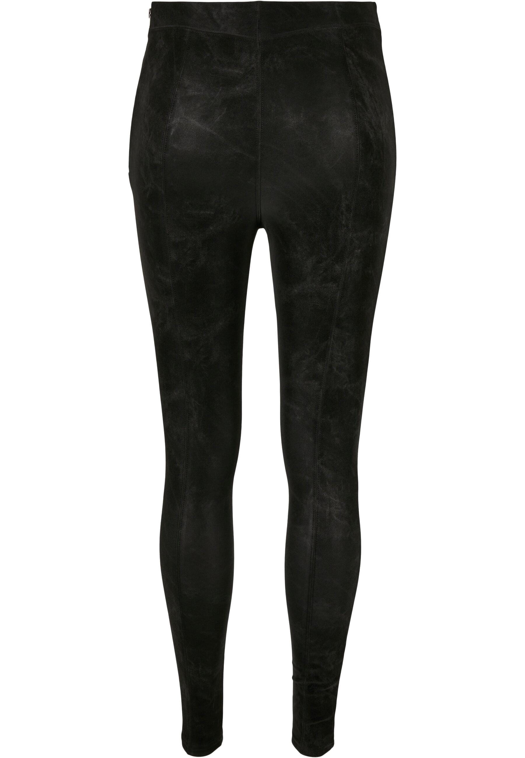 URBAN CLASSICS Leggings "Urban Classics Damen Ladies Washed Faux Leather Pa günstig online kaufen