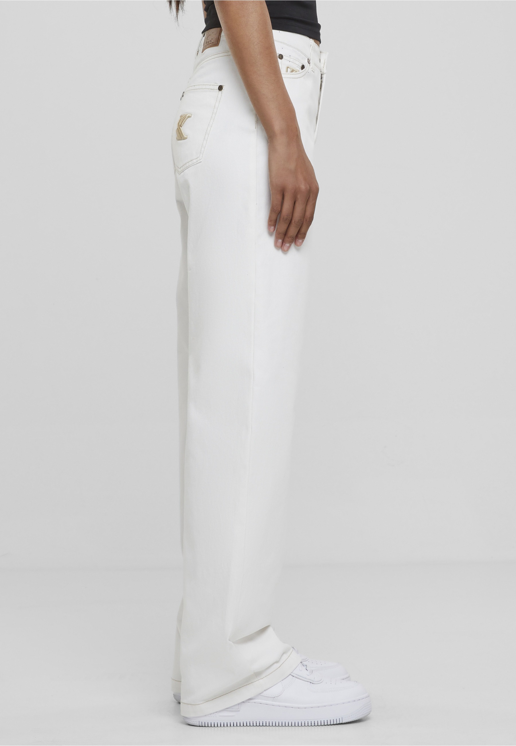 Karl Kani Bequeme Jeans »Karl Kani Damen KW221-055-1 KK OG Wide Leg Pants«