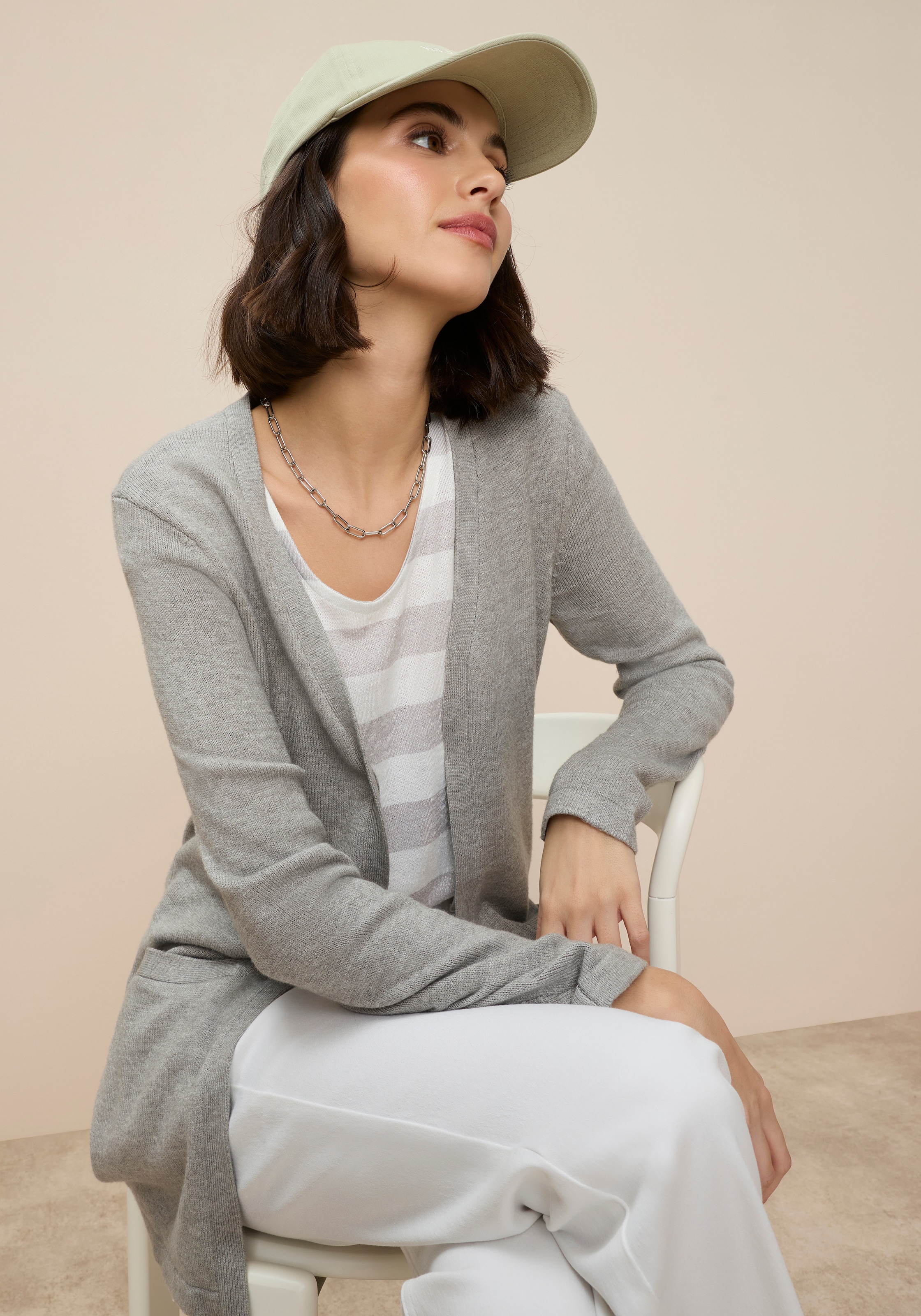 Tamaris Strickjacke mit Taschen günstig online kaufen