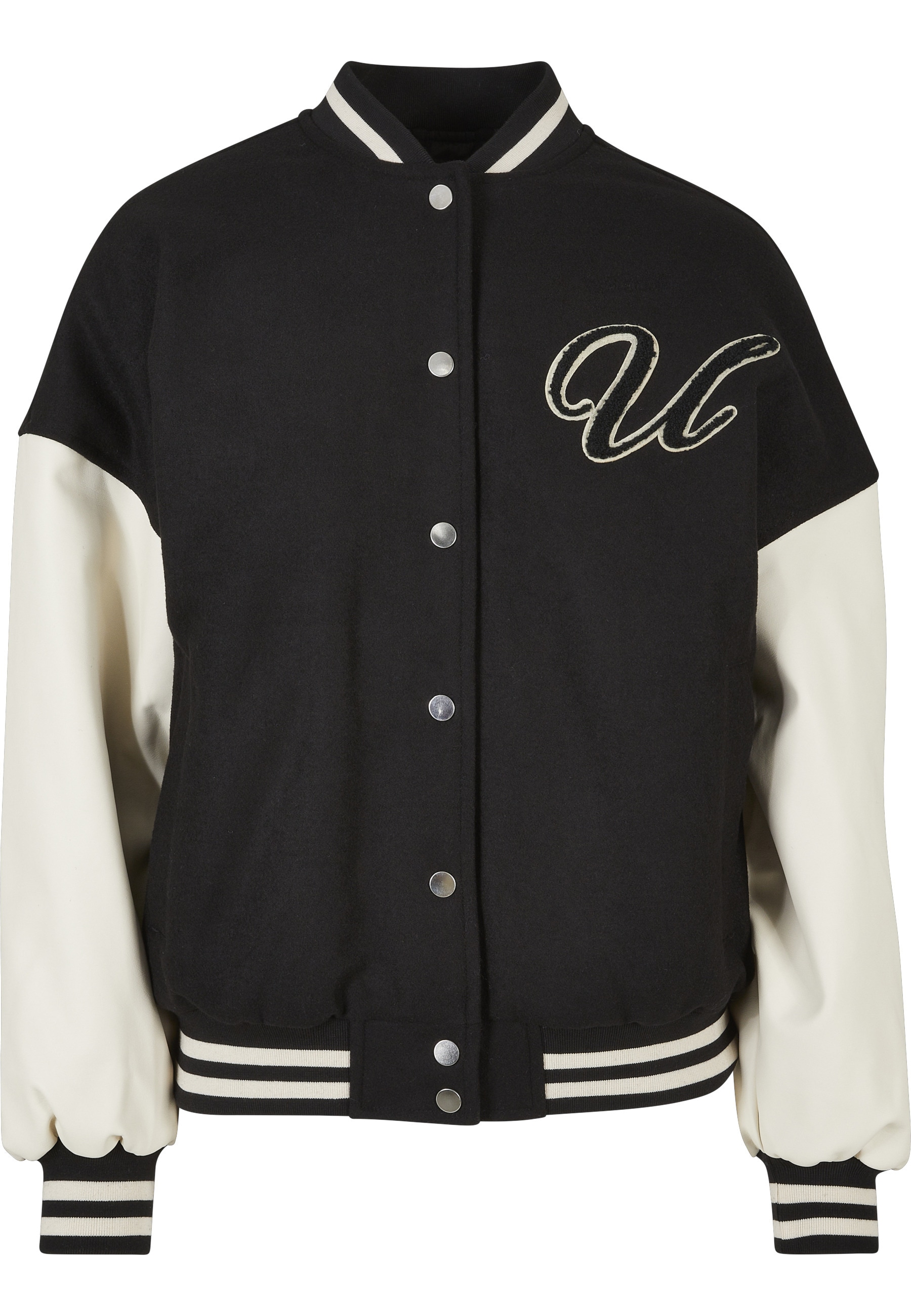 URBAN CLASSICS Collegejacke "Urban Classics Damen Ladies Oversized Big U Co günstig online kaufen