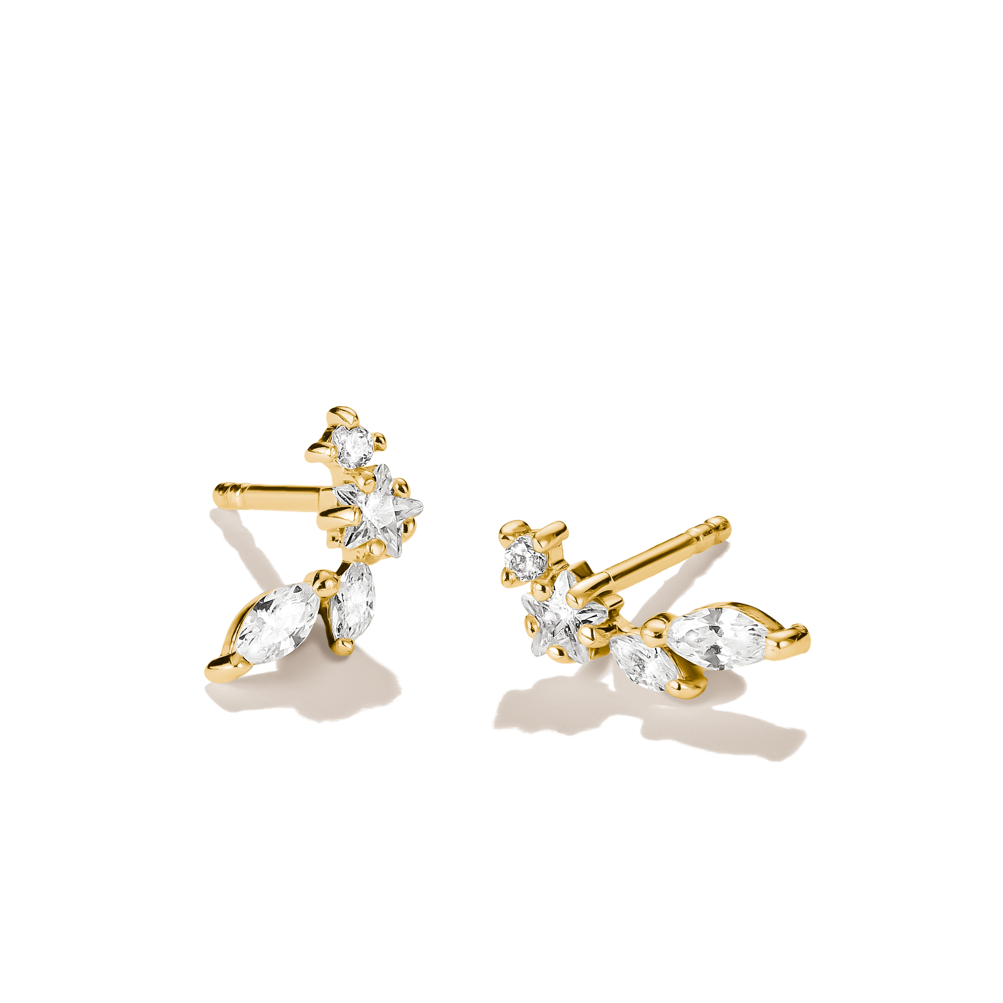 THOMAS SABO Paar Ohrstecker »gelbgoldfarben« mit Zirkonia (synth.)