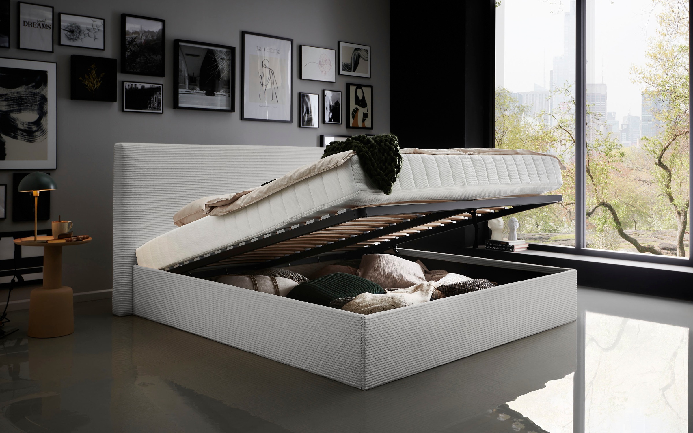 ATLANTIC home collection Bettgestell »Melody« mit Bettkasten und Lattenrost