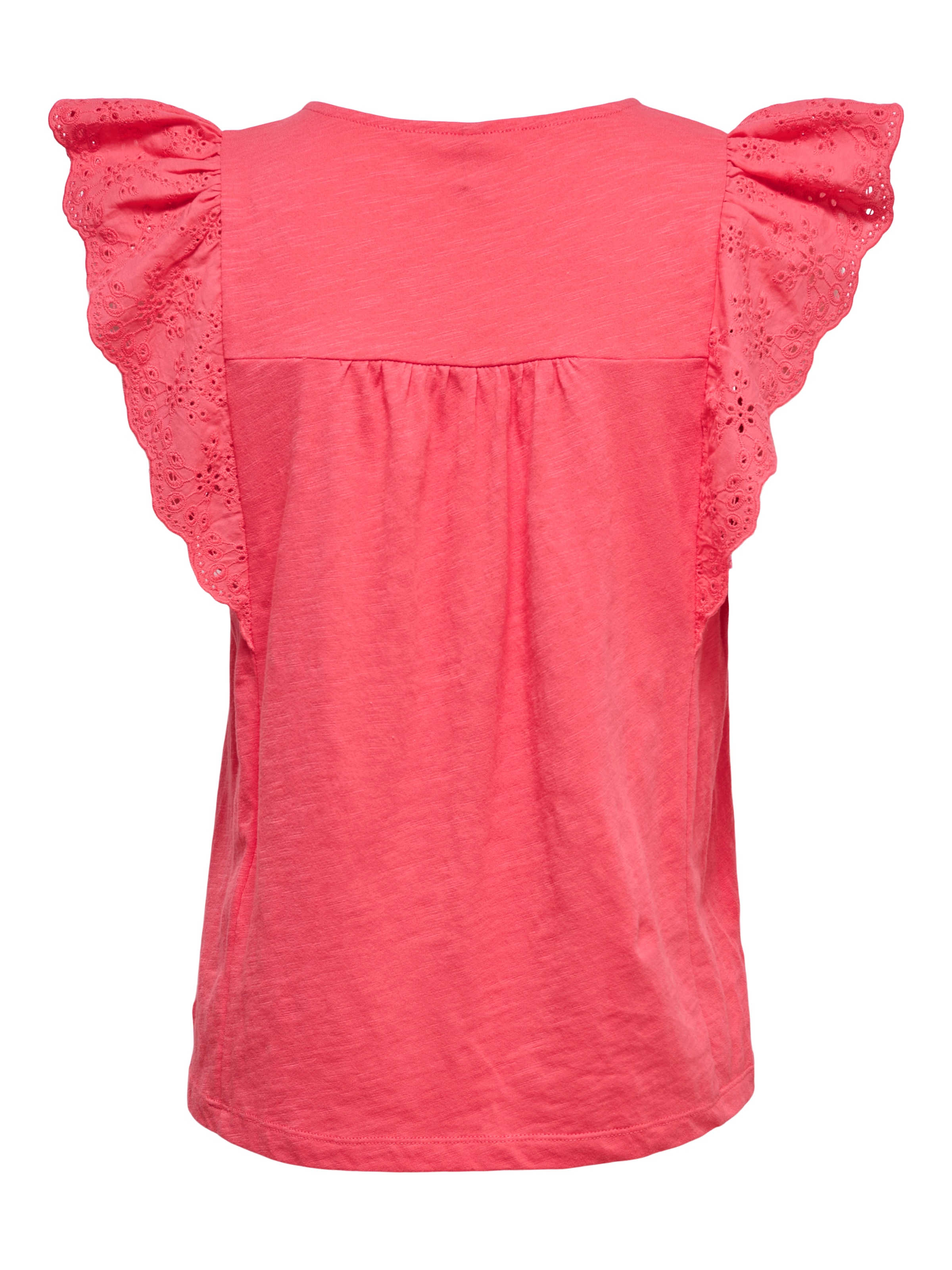 ONLY Kurzarmshirt »ONLLEA S/L FRILL MIX TOP JRS«