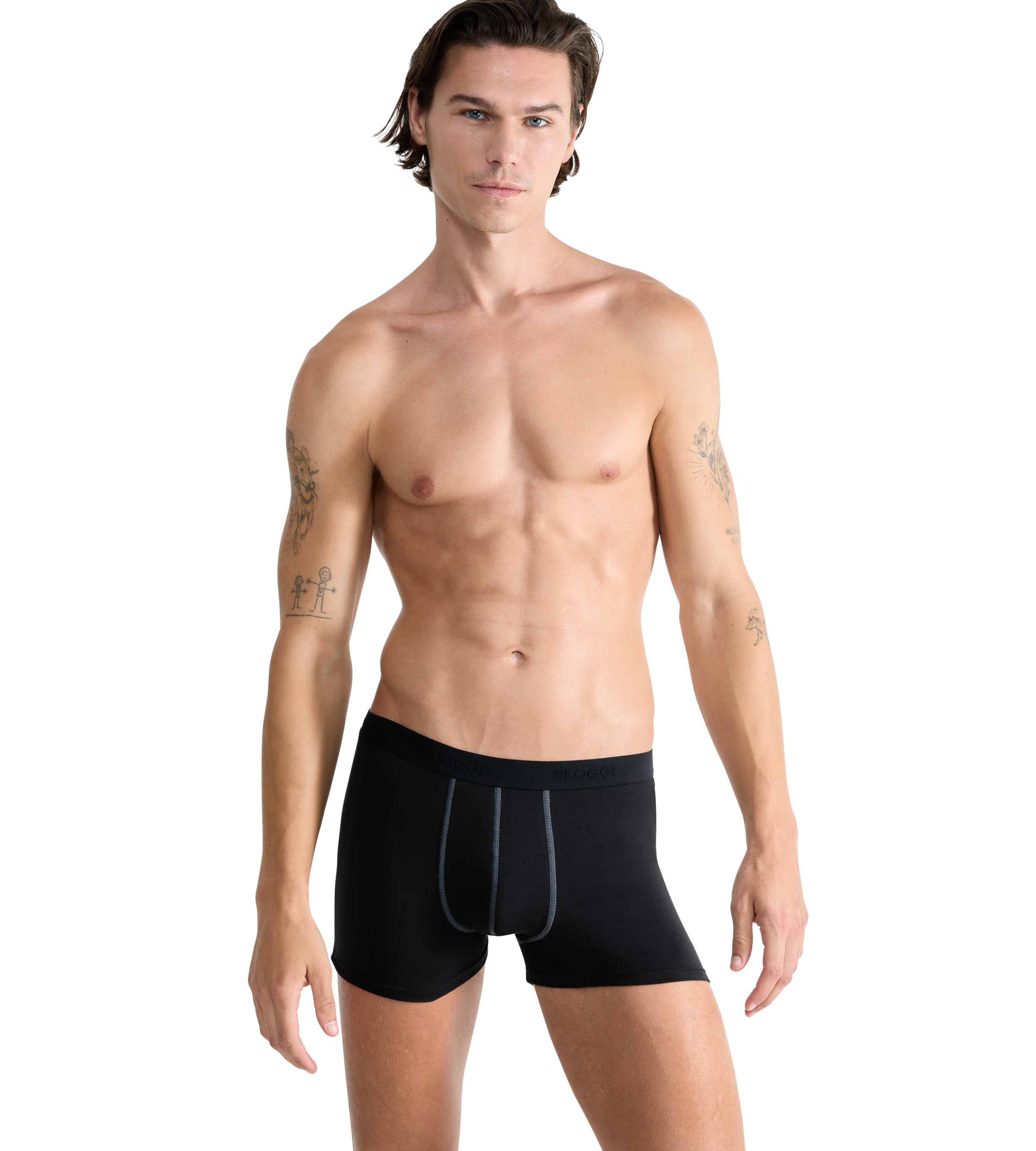 sloggi Boxer »men 24/7 Short 2P«, (2er Pack), weich und atmungsaktiv