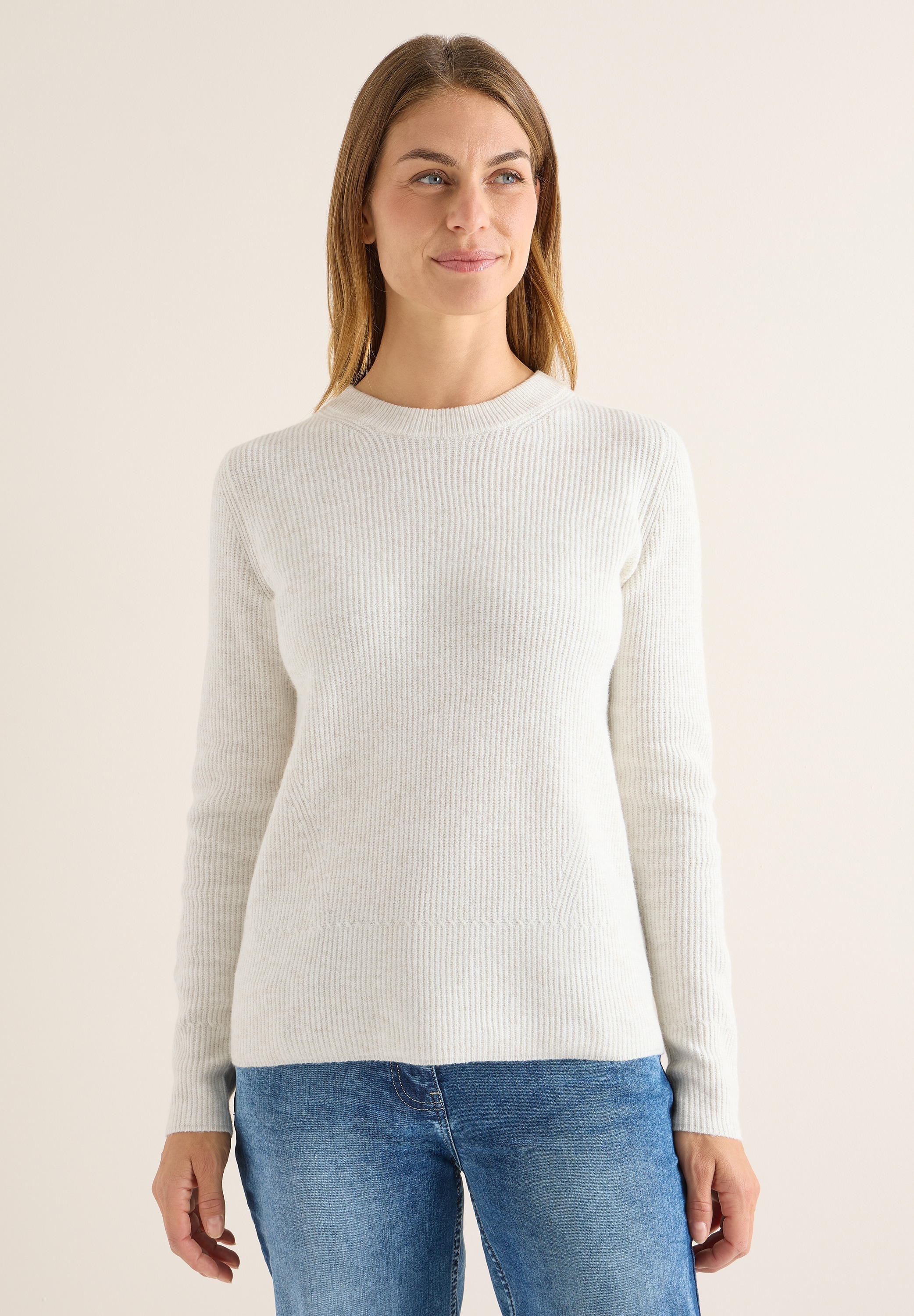 Cecil Strickpullover, mit Rundhalsausschnitt günstig online kaufen