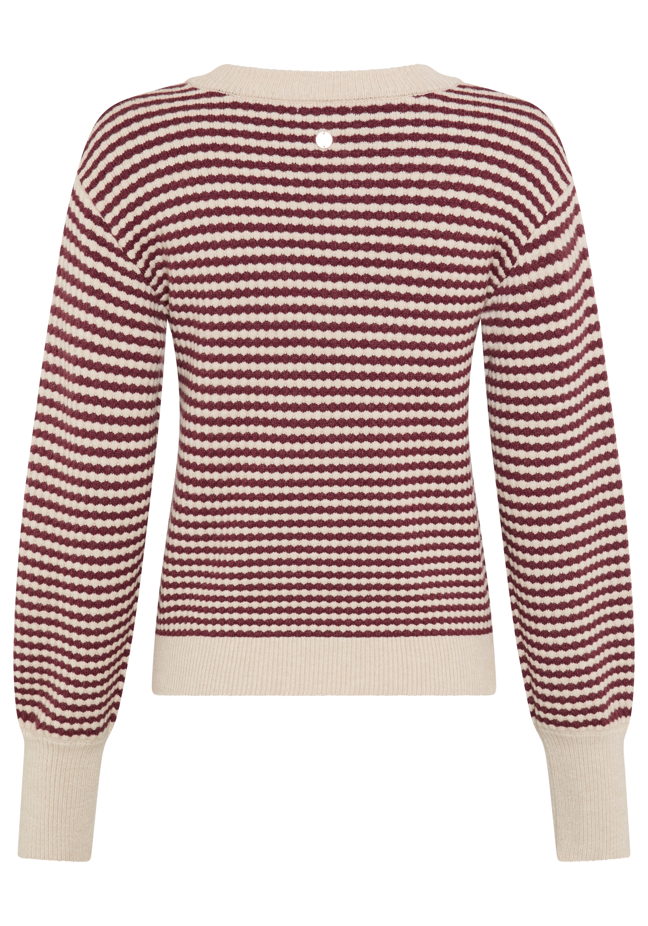 Tamaris Strickpullover »mit gestreifter Optik« aus modischem Strukturstrick