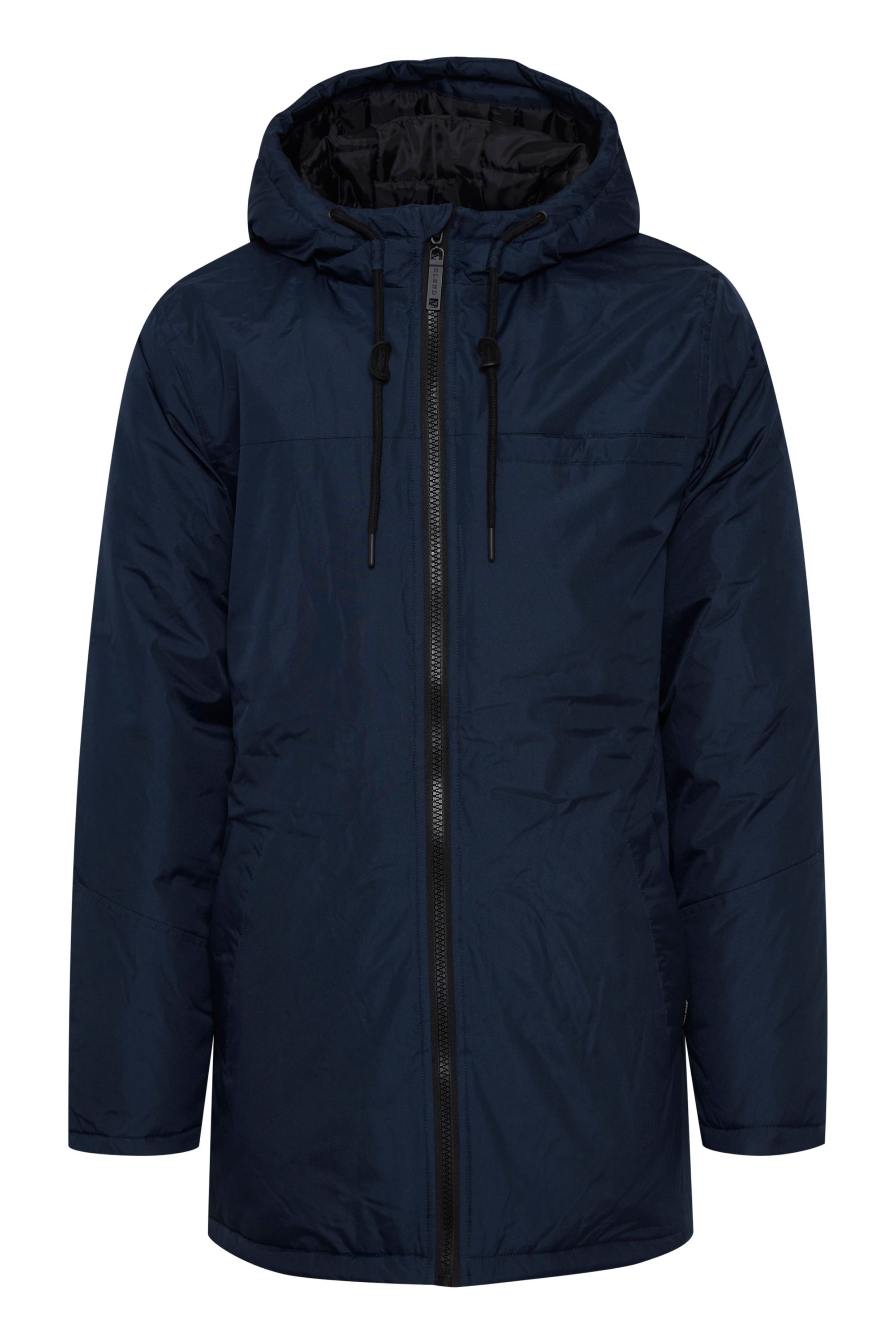 Blend Winterjacke "BHOuterwear" mit Kapuze Gemütliche Fleecejacke mit Reißv günstig online kaufen