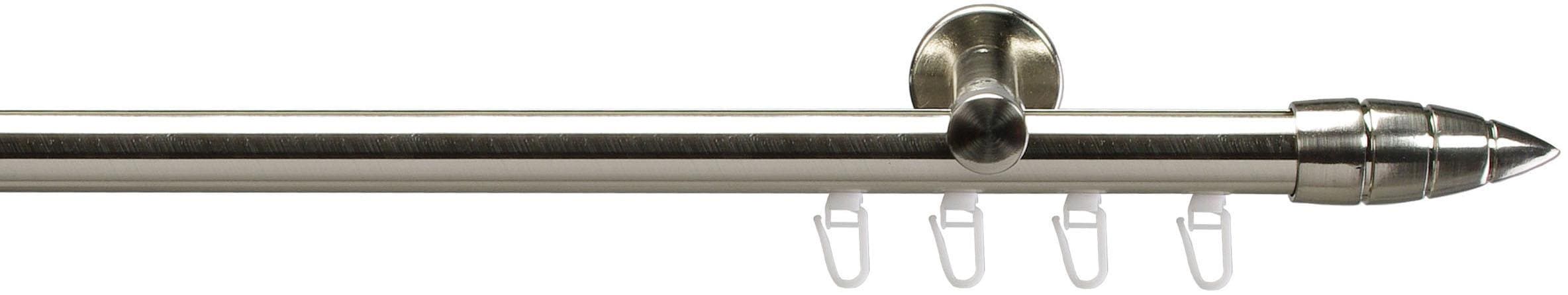Liedeco Gardinenstange "Menorca edelstahl-optik" Ø 20 mm 1 läufig-läufig Fi günstig online kaufen
