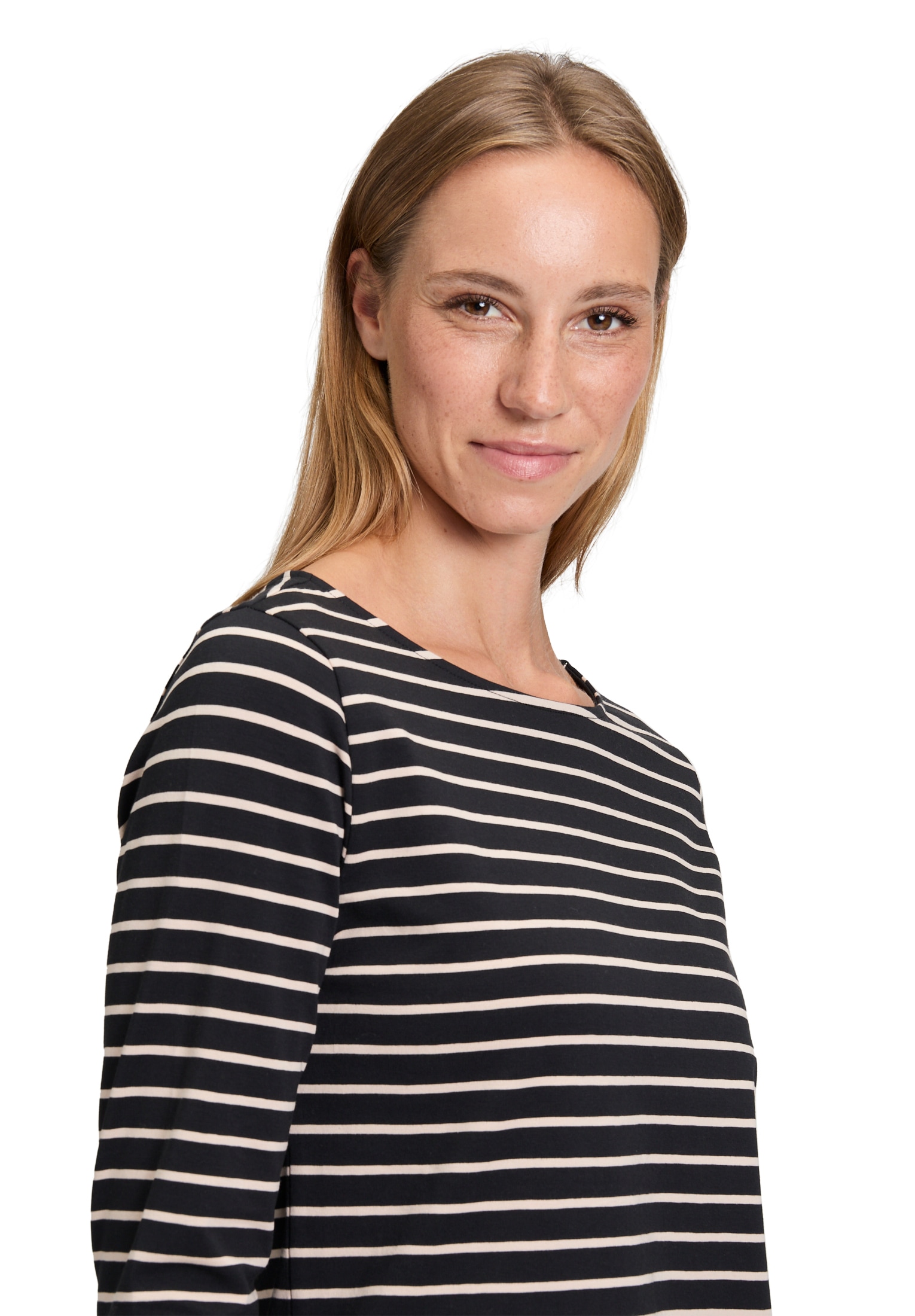 Betty Barclay 3/4-Arm-Shirt »Betty Barclay Damen Ringelshirt mit U-Boot-Ausschnitt«, (1 tlg.)