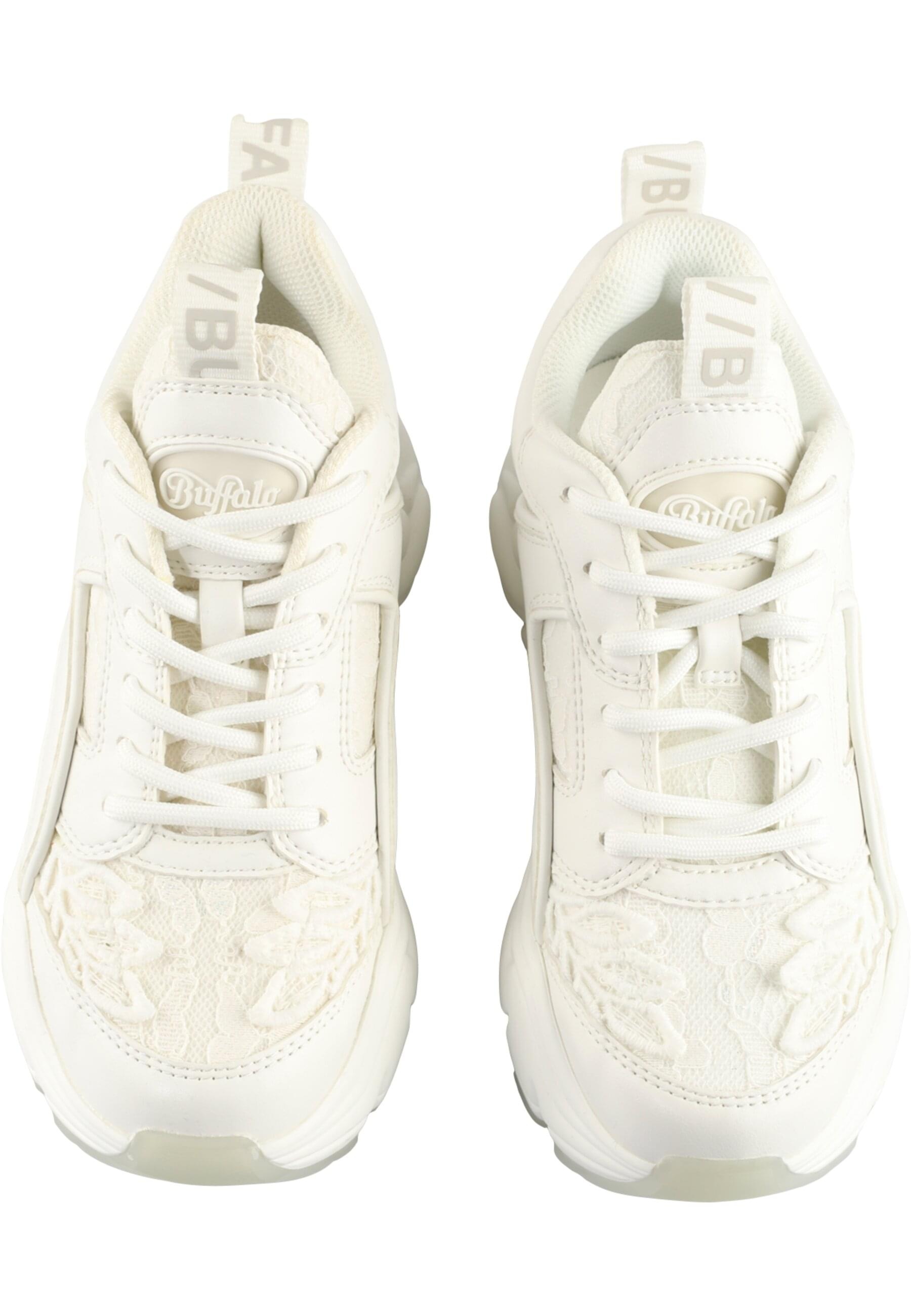 BUFFALO Damen Trainingsschuh "Buffalo BINARY BLOOM", Gr. 39weiß, Schuhe