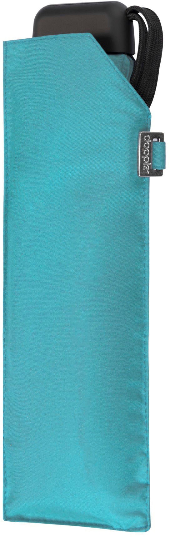 doppler® Taschenregenschirm »Carbonsteel Slim blue« uni, summer | kaufen BAUR
