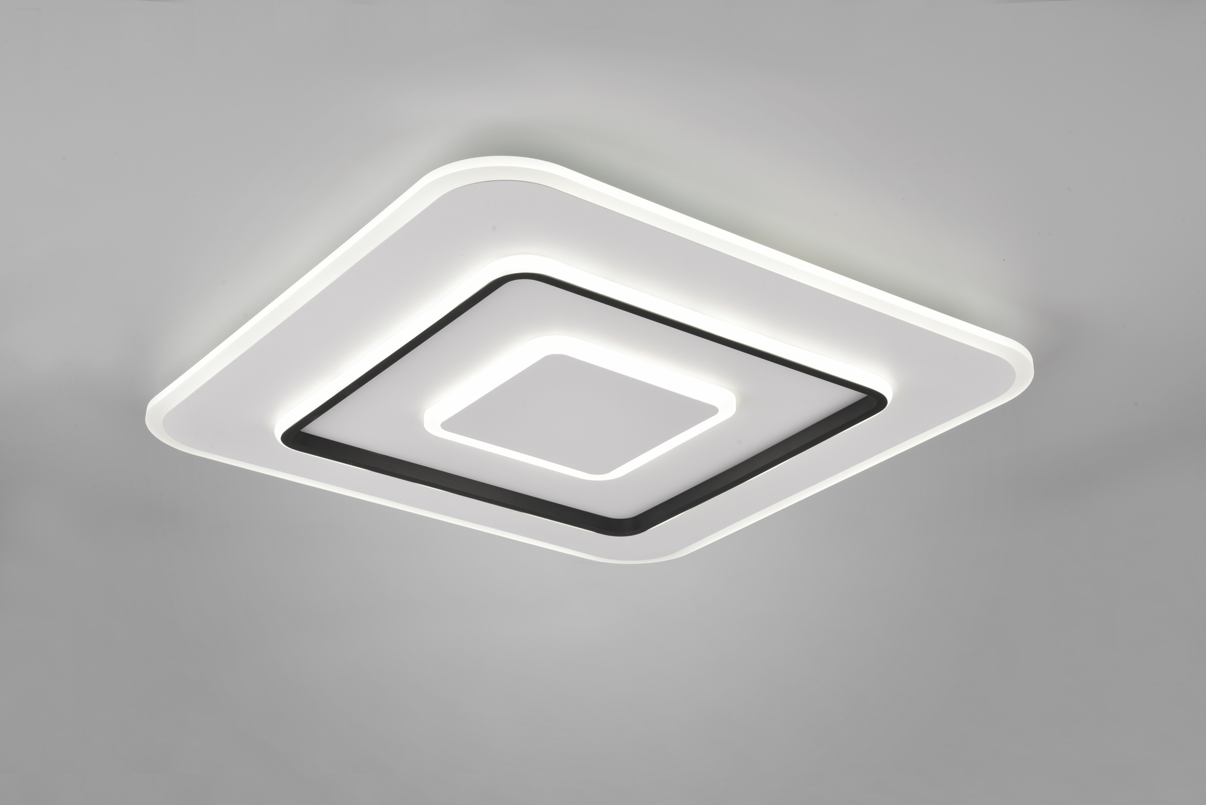 REALITY Leuchten LED Deckenleuchte »JORA, Deckenlampe Schlafzimmer mit Sleep Timer, Nachtlicht, dimmbar,«, 1 flammig, Leuchtmittel LED-Board | LED fest integriert, Lichtfarbe einstellbar CCT, Memoryfunktion, inkl Fernbedienung