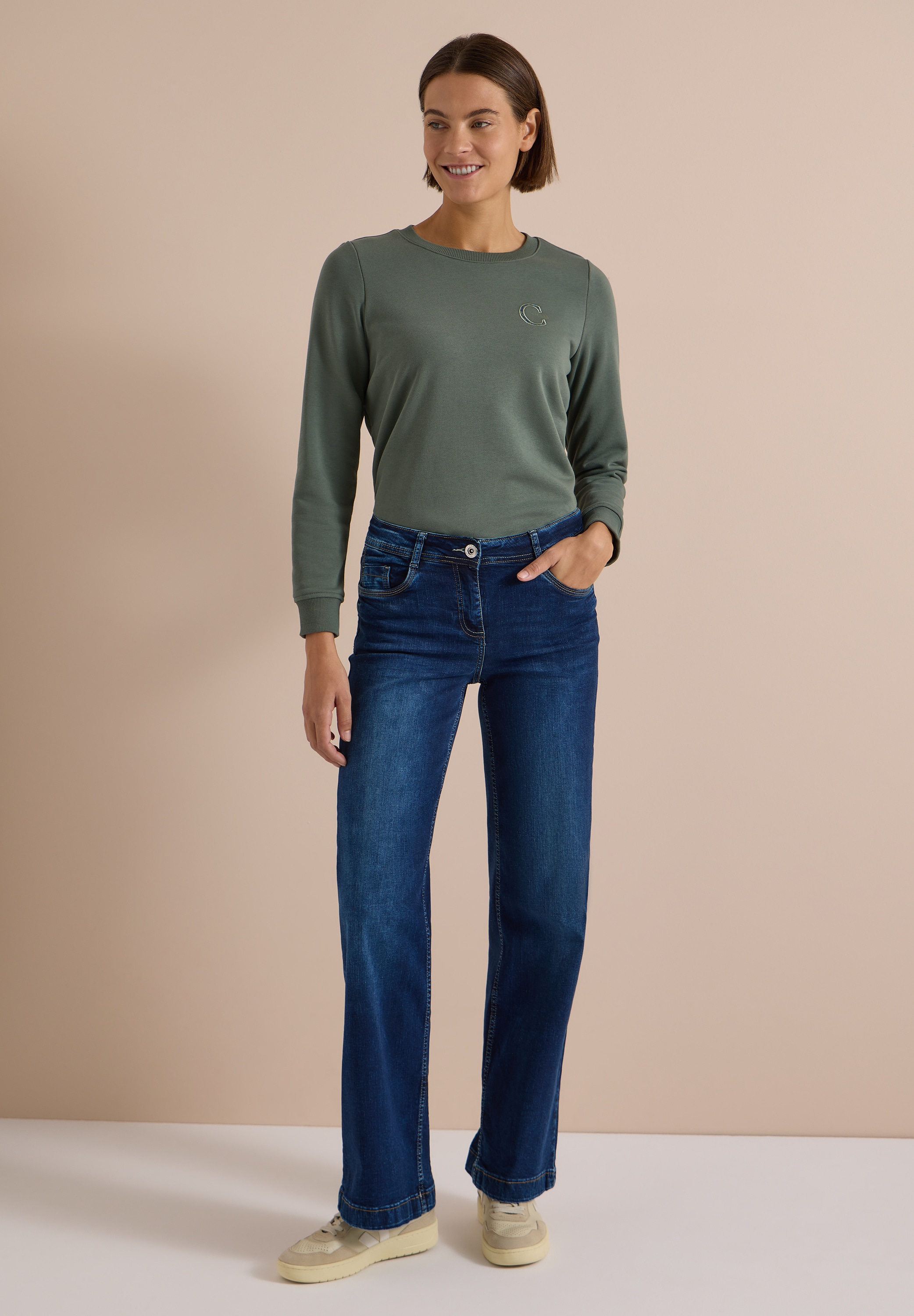 Cecil Loose-fit-Jeans 5-Pocket-Style