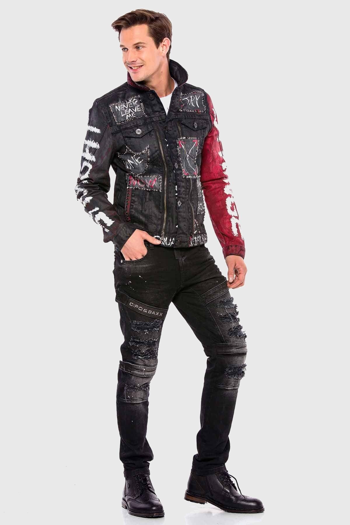 Cipo & Baxx CD555 5-Pocket Jeans Black 36/L34 3