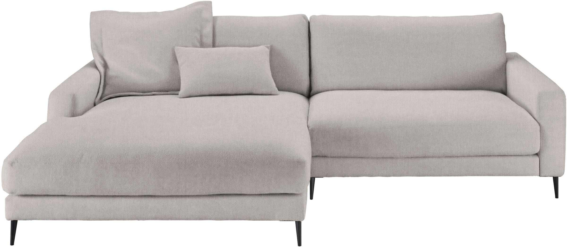 Home affaire Ecksofa "Downtown, B/T/H: 272/190/84 cm L-Form" weicher Sitzko günstig online kaufen