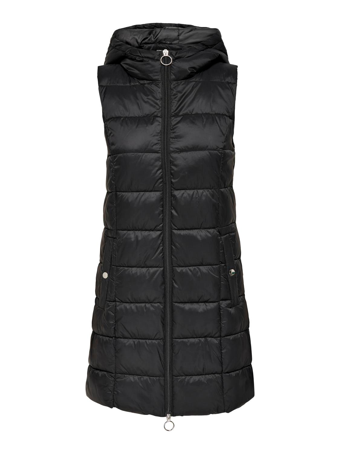 JDY Steppweste »JDYZULU LONG HOOD WAISTCOAT OTW NEW NOOS«