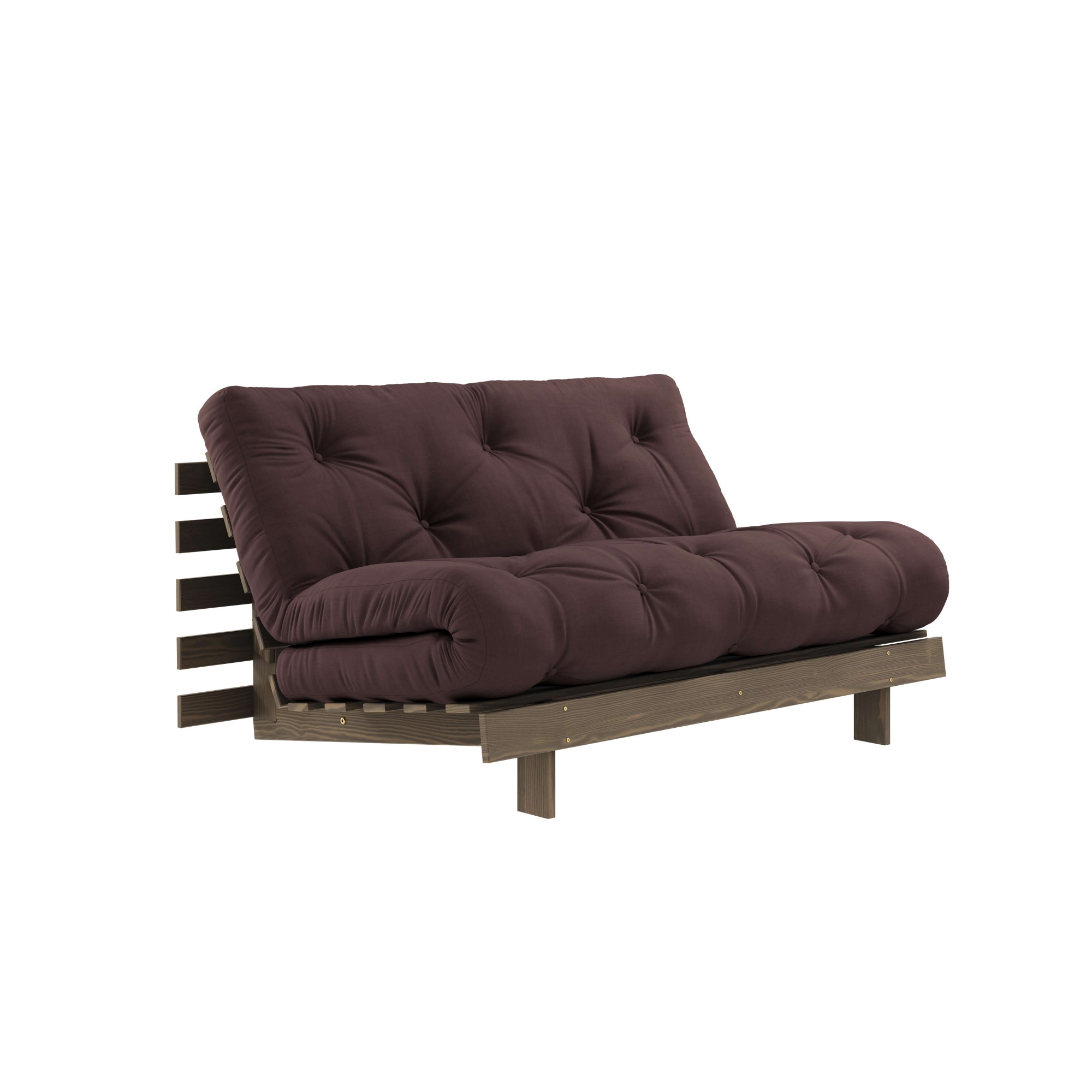 Karup Design Daybett "Roots Sofa Bed, Schlafsofa, Bettfunktion, FSC-Massivholz" Inkl. Futonmatratze, Made in Europe, langlebig, B: 140 oder 160 cm