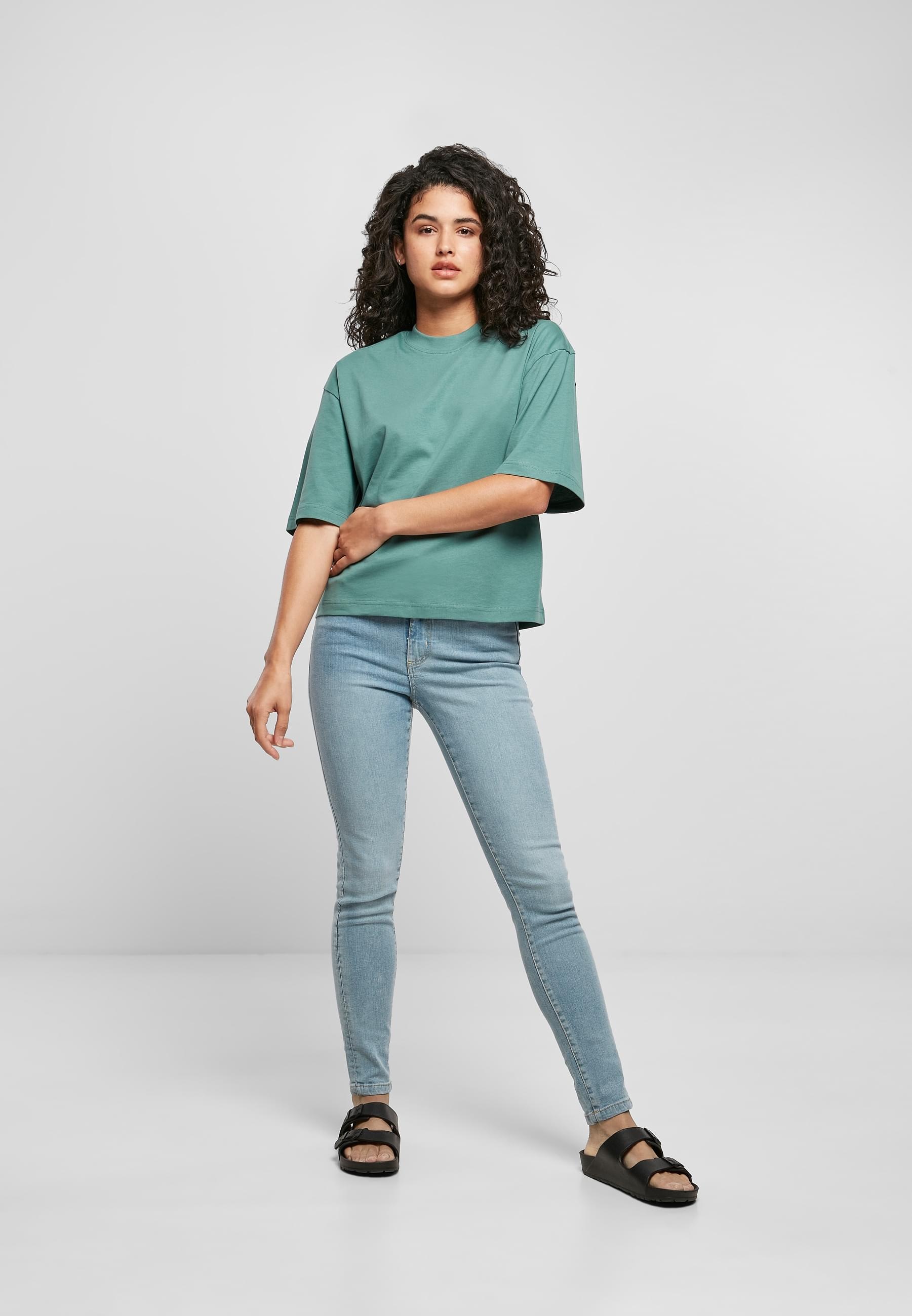 URBAN CLASSICS T-Shirt »Urban Classics Damen Ladies Organic Oversized Tee«, (1 tlg.)