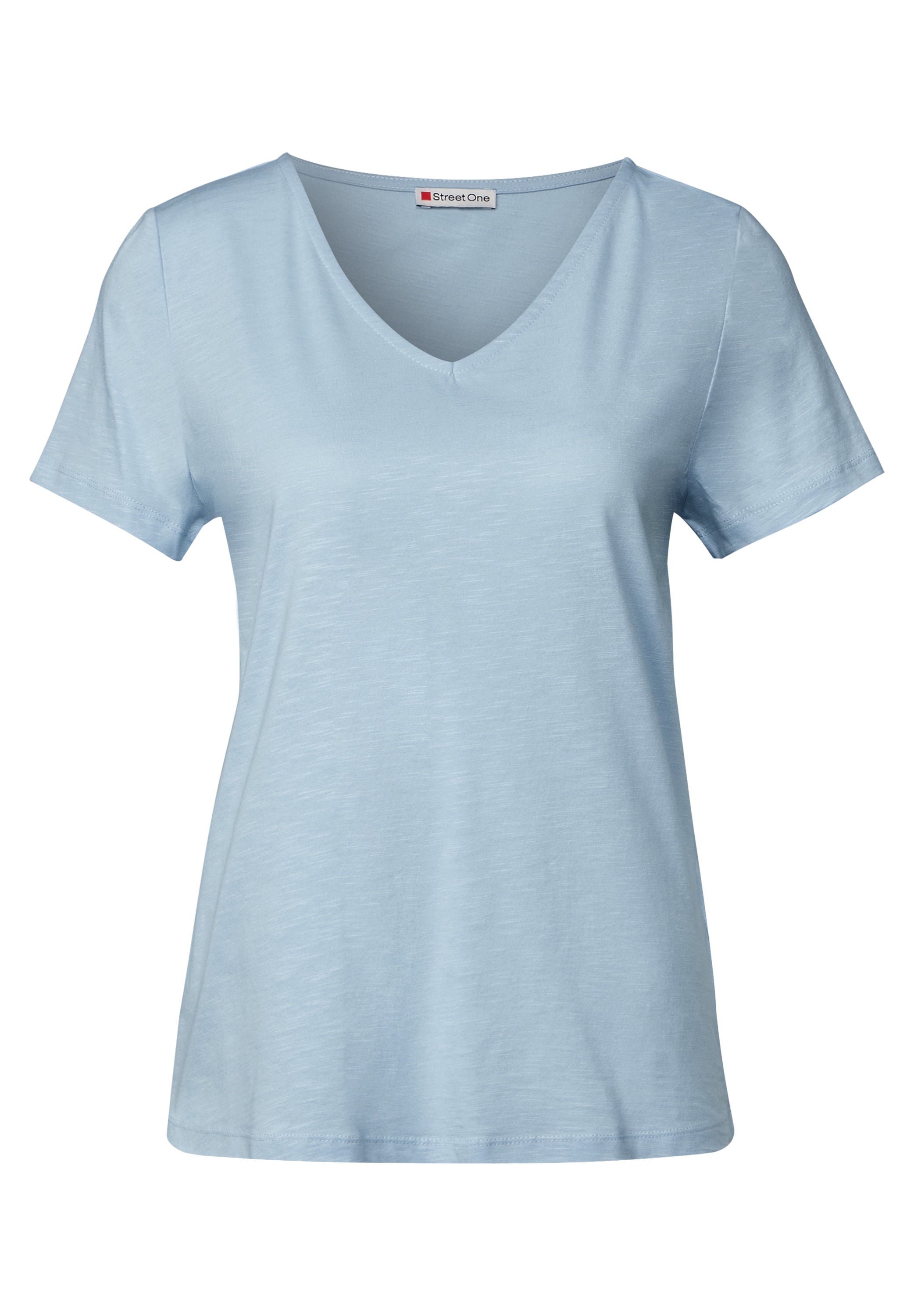 STREET ONE T-Shirt, mit V-Ausschnitt