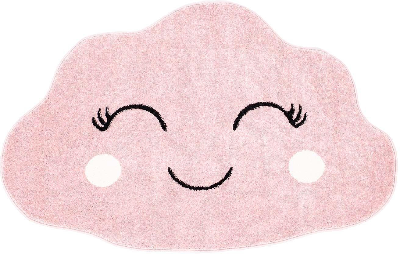 Carpet City Kinderteppich »Bubble Kids 1324-X«, wolkenförmig, 11 mm Höhe, Wolken-Teppich, Weicher Flor, Pflegeleicht, Kinderzimmer