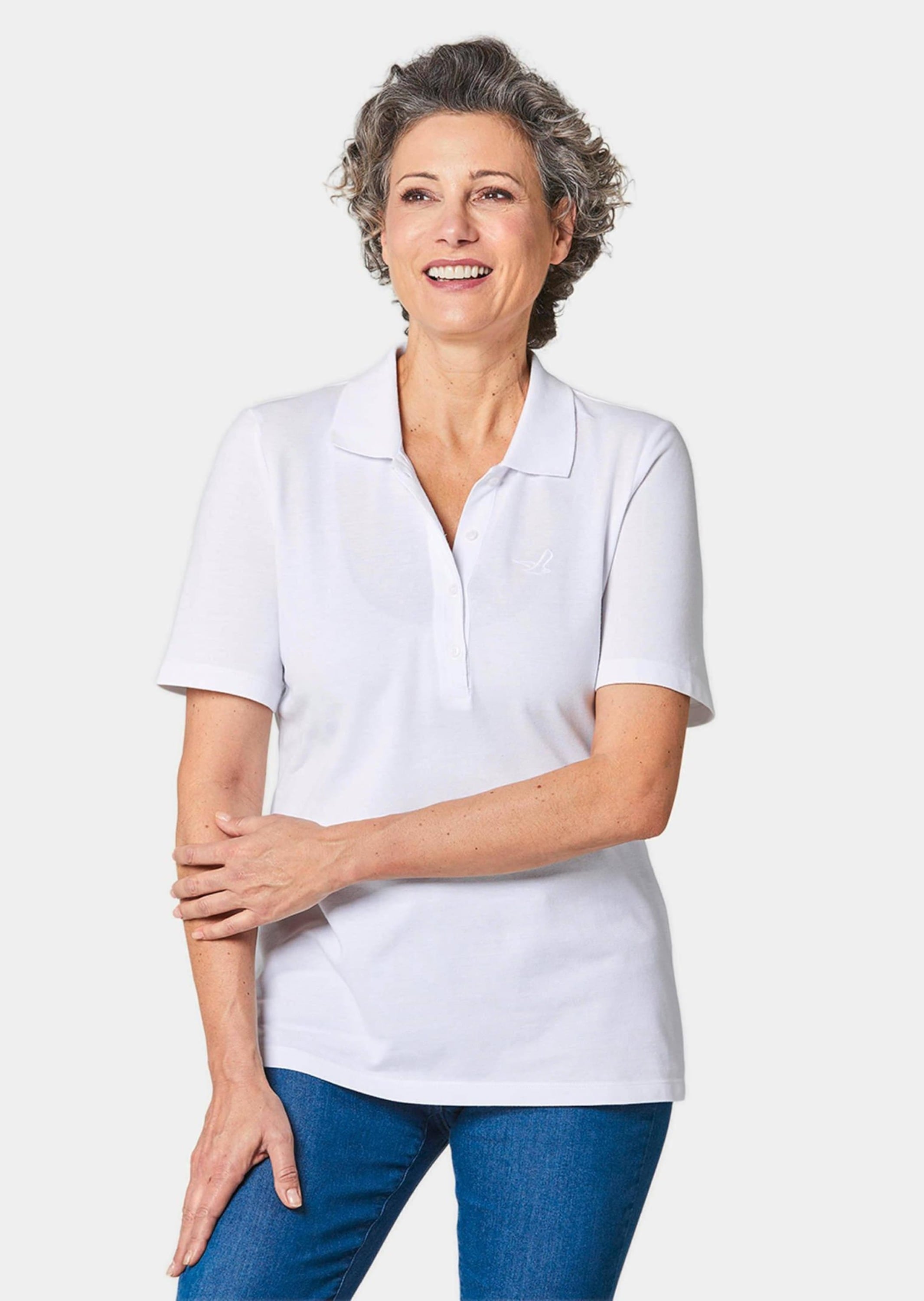 GOLDNER Poloshirt »Poloshirt Poloshirt in hochwertiger Pikee-Qualität«