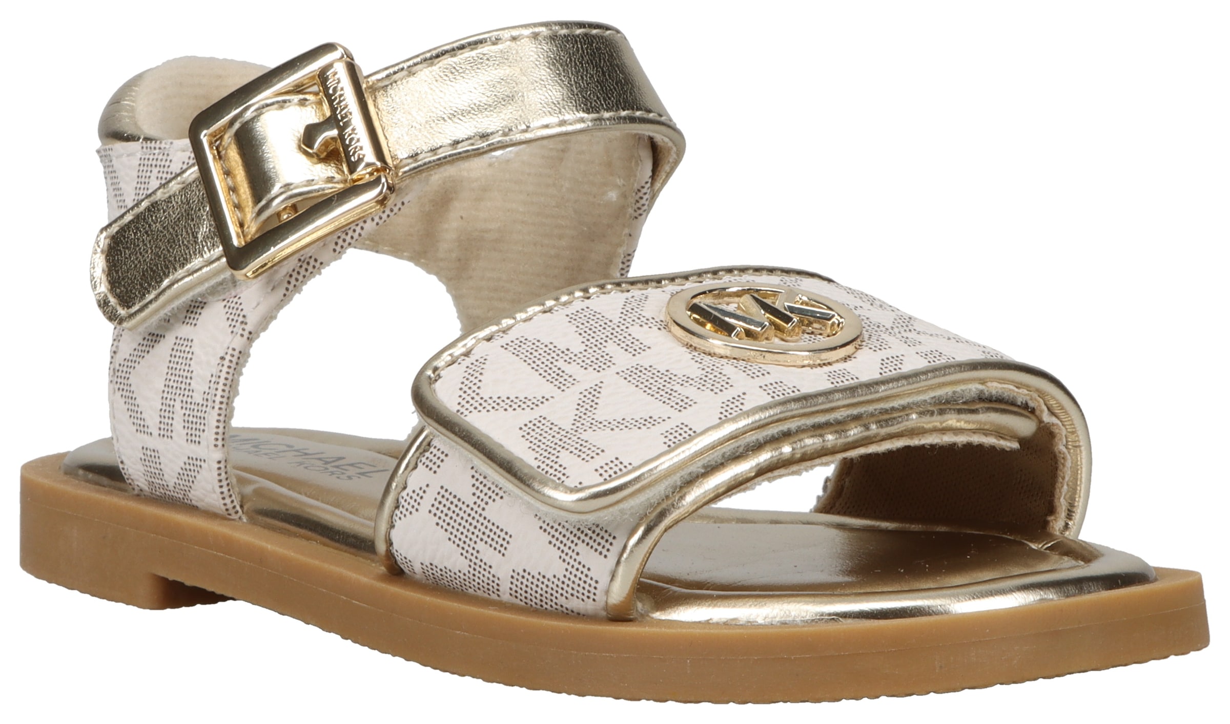 MICHAEL KORS KIDS Sandale »KIERAN«, Sommerschuh, Riemchensandale, Blockabsatz, mit Logoaufdruck