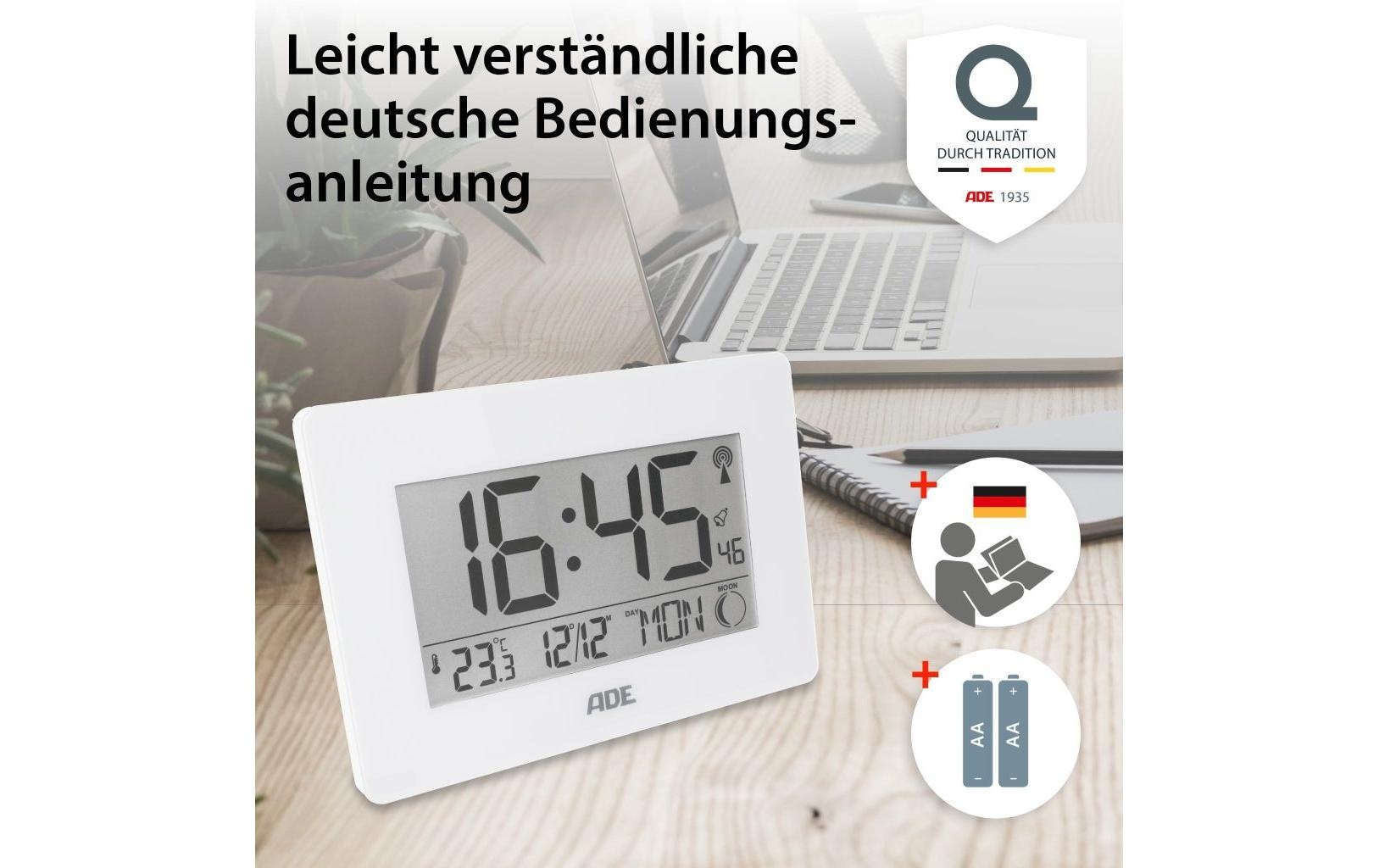 ADE Funkwecker »XXL-Ziffern«
