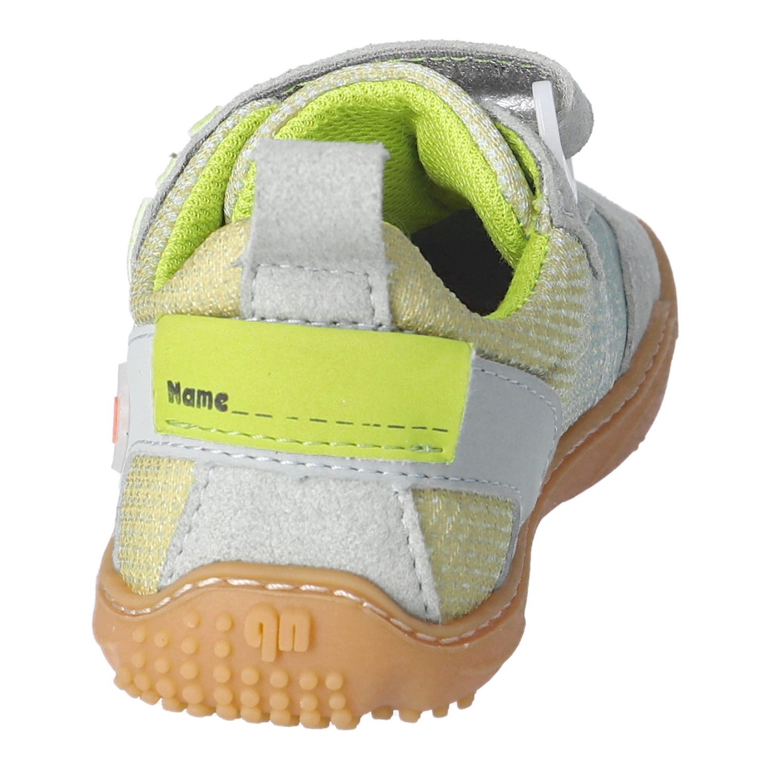 Barfußschuh QNUFFS "Fichte", Jungen, Gr. 26, river, grün, Lederimitat, Textil, kontrastfarbene Details, Schuhe Barfußschuh, Klettschuh, Sneaker, Halbschuh mit Kontrastbesätzen 2