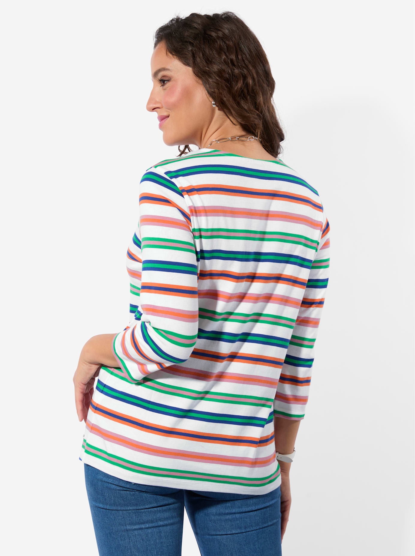 Casual Looks 3/4-Arm-Shirt »Rundhals-Shirt« 1 tlg.