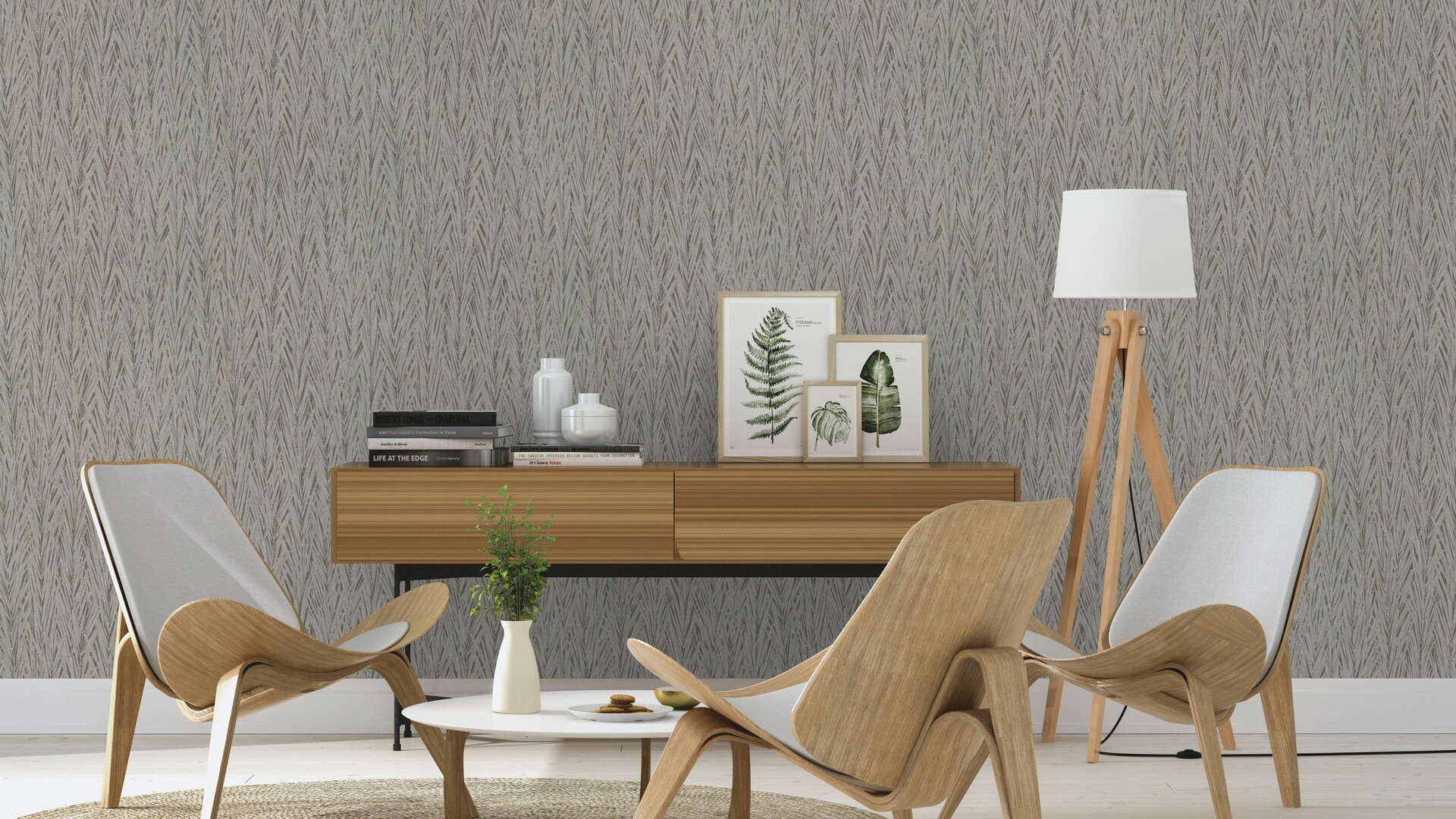 Rasch Vliestapete »Composition« mit Blättern