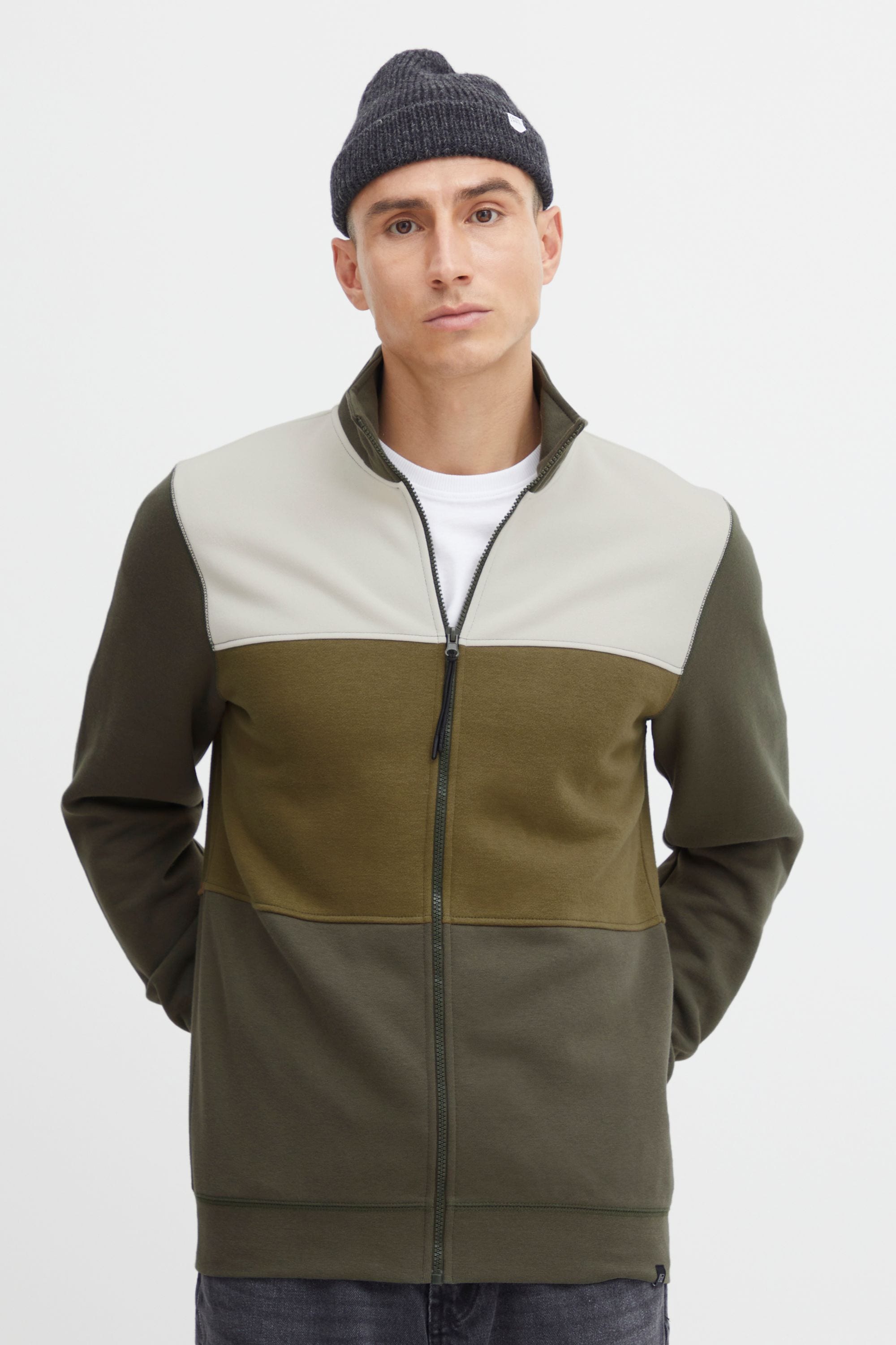 Blend Sweatjacke "BHBlock", Stilvolle Sweat Zip-Jacke günstig online kaufen