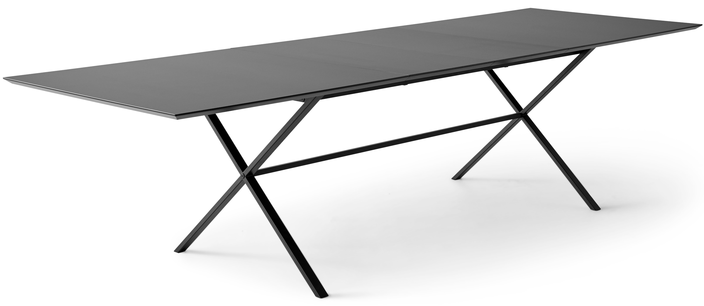 Hammel Furniture Esstisch gekreuztes rechteckige Tischplatte MDF, | Hammel«, BAUR by »Meza Metallgestell bestellen