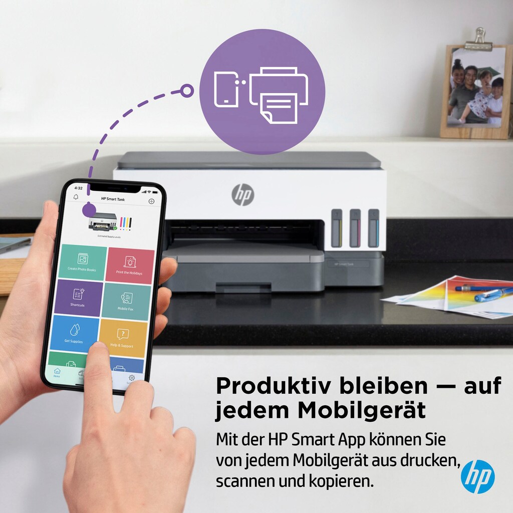 HP Multifunktionsdrucker »Smart Tank 7005«