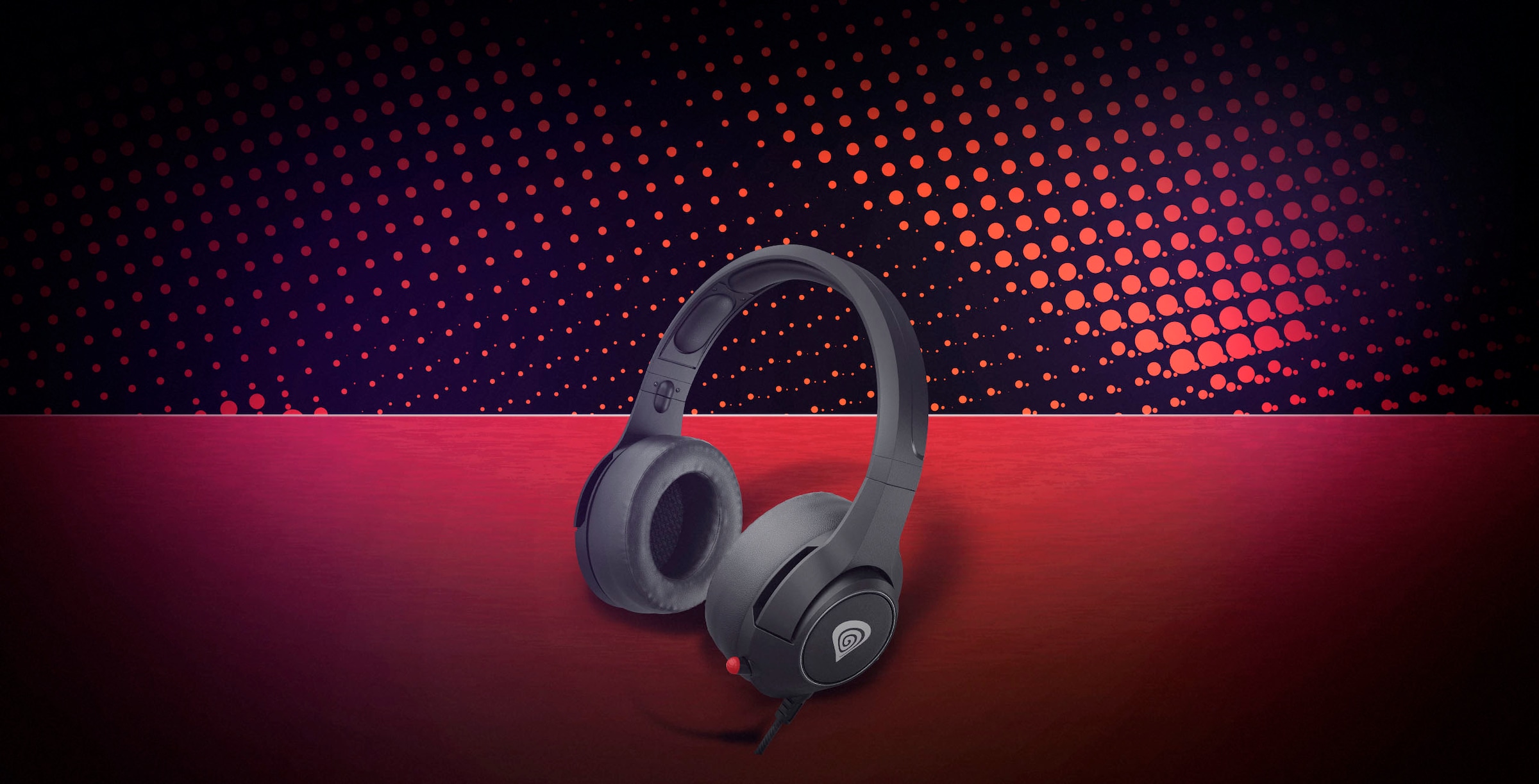 Genesis Gaming-Headset »ARGON 600 kabelgeb. schwarz« Freisprechfunktion | Mikrofon abnehmbar | Stummschaltung