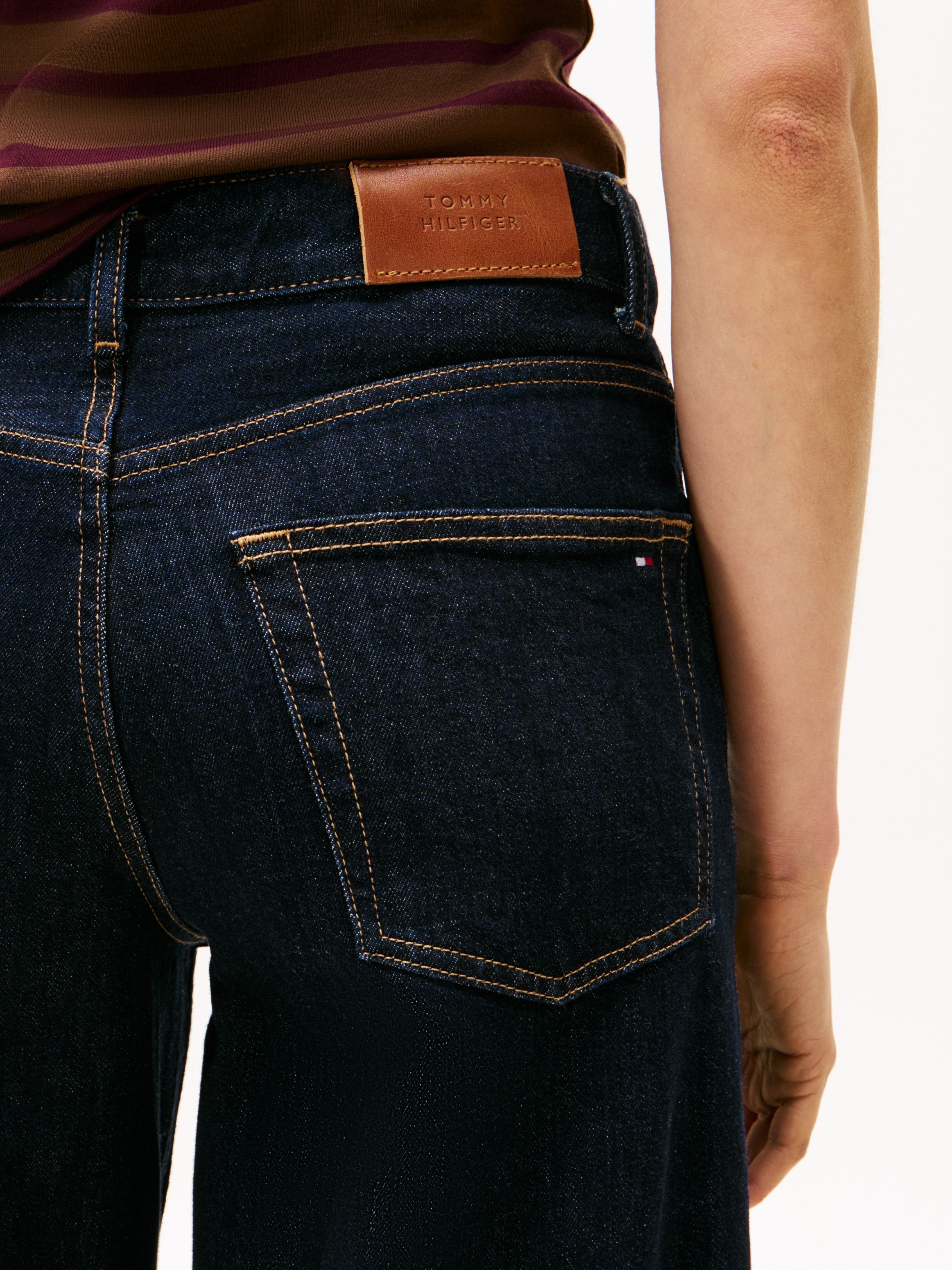 Tommy Hilfiger High-waist-Jeans "DNM RINSE 70s WIDE LEG HW" günstig online kaufen
