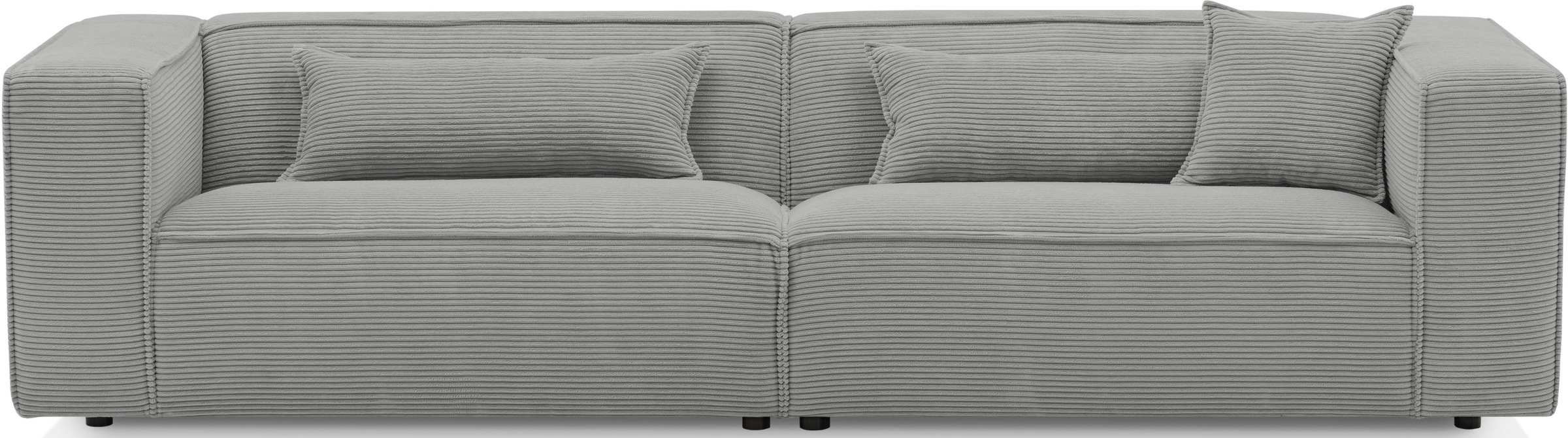 LeGer Home by Lena Gercke 3-Sitzer "PIARA, Couch mit Kedernaht, Sofa in Cor günstig online kaufen