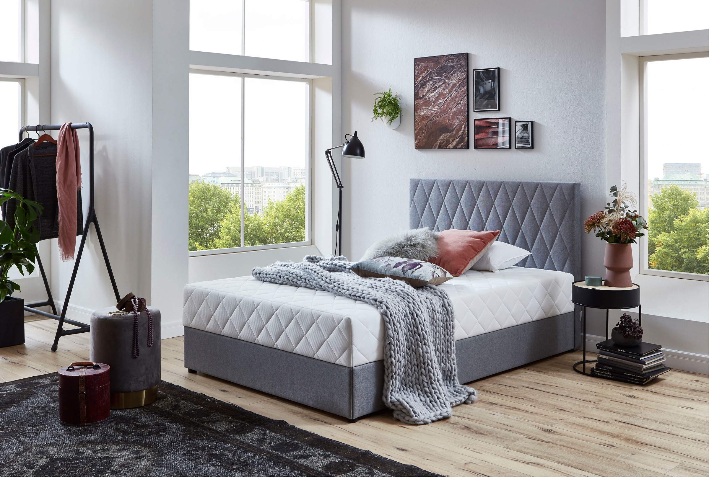 ATLANTIC home collection Boxbett Benita, mit Taschen-Federkernmatratze und günstig online kaufen