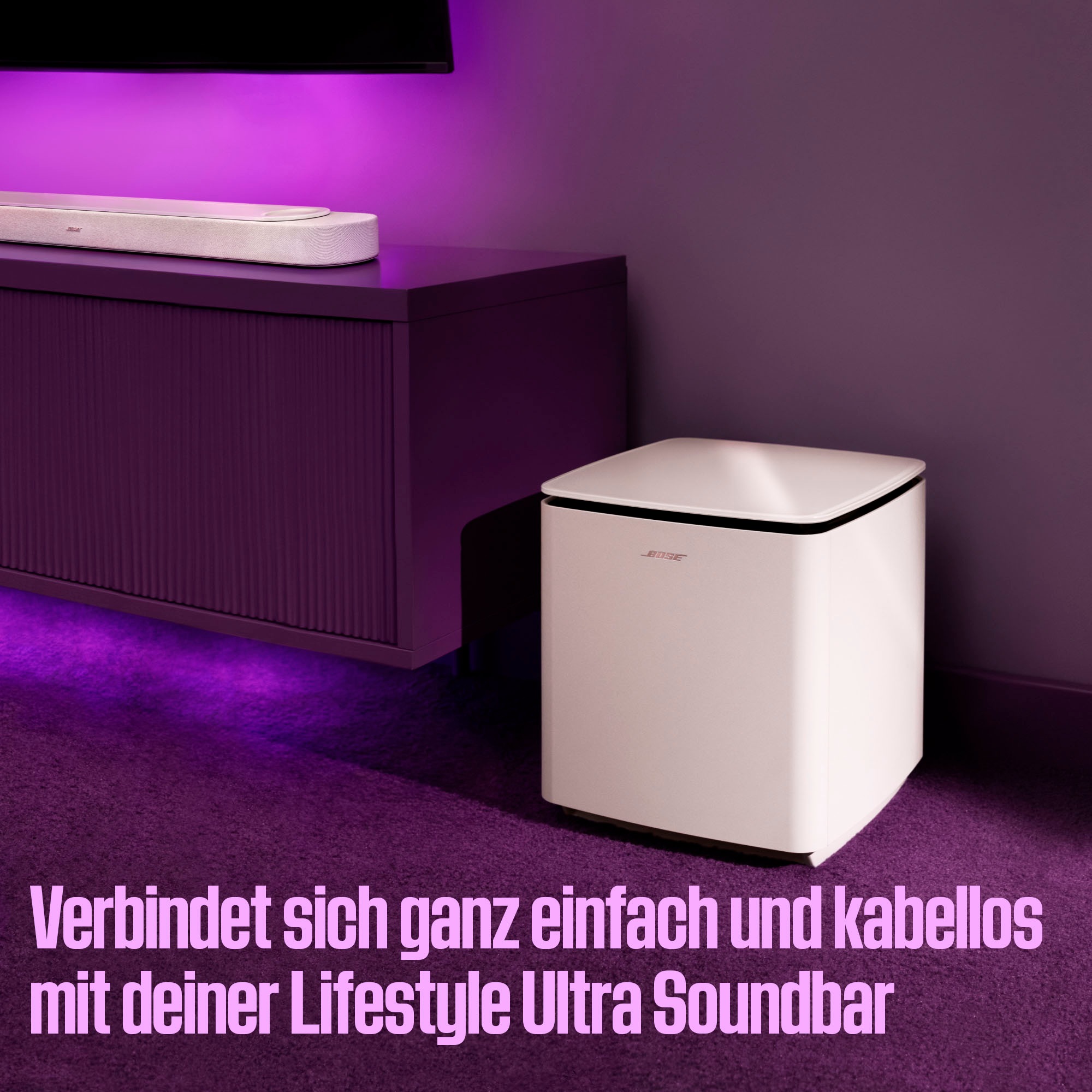 Bose Subwoofer »Lifestyle Ultra« (WLAN Bass- und Lautstärkeregelung 80 W)