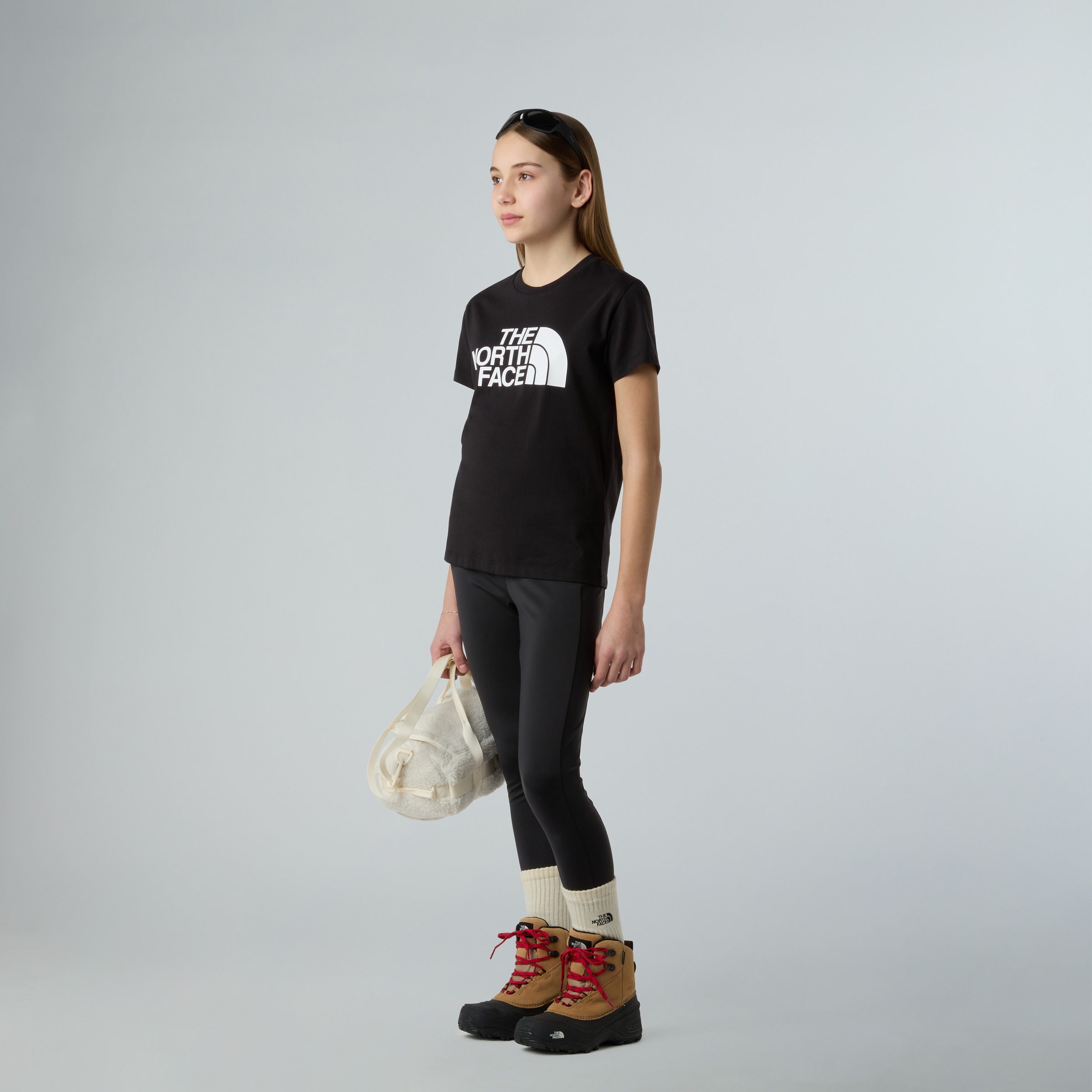 The North Face T-Shirt »TEEN EASY REGULAR SS TEE«, (1 tlg.)