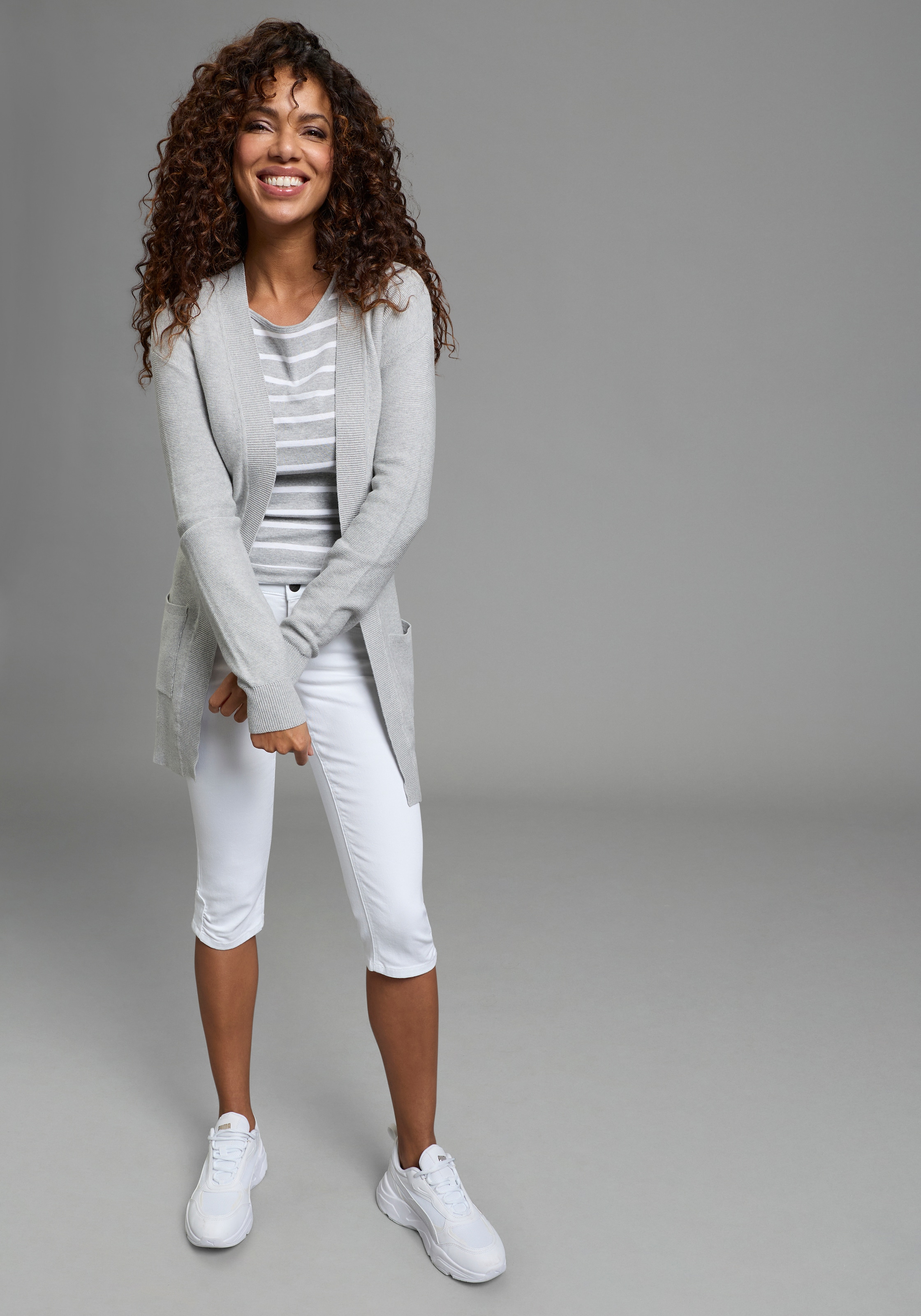 Arizona Caprijeans Skinny Fit, 3/4-Länge, mit Eingrifftaschen und Gesäßtaschen