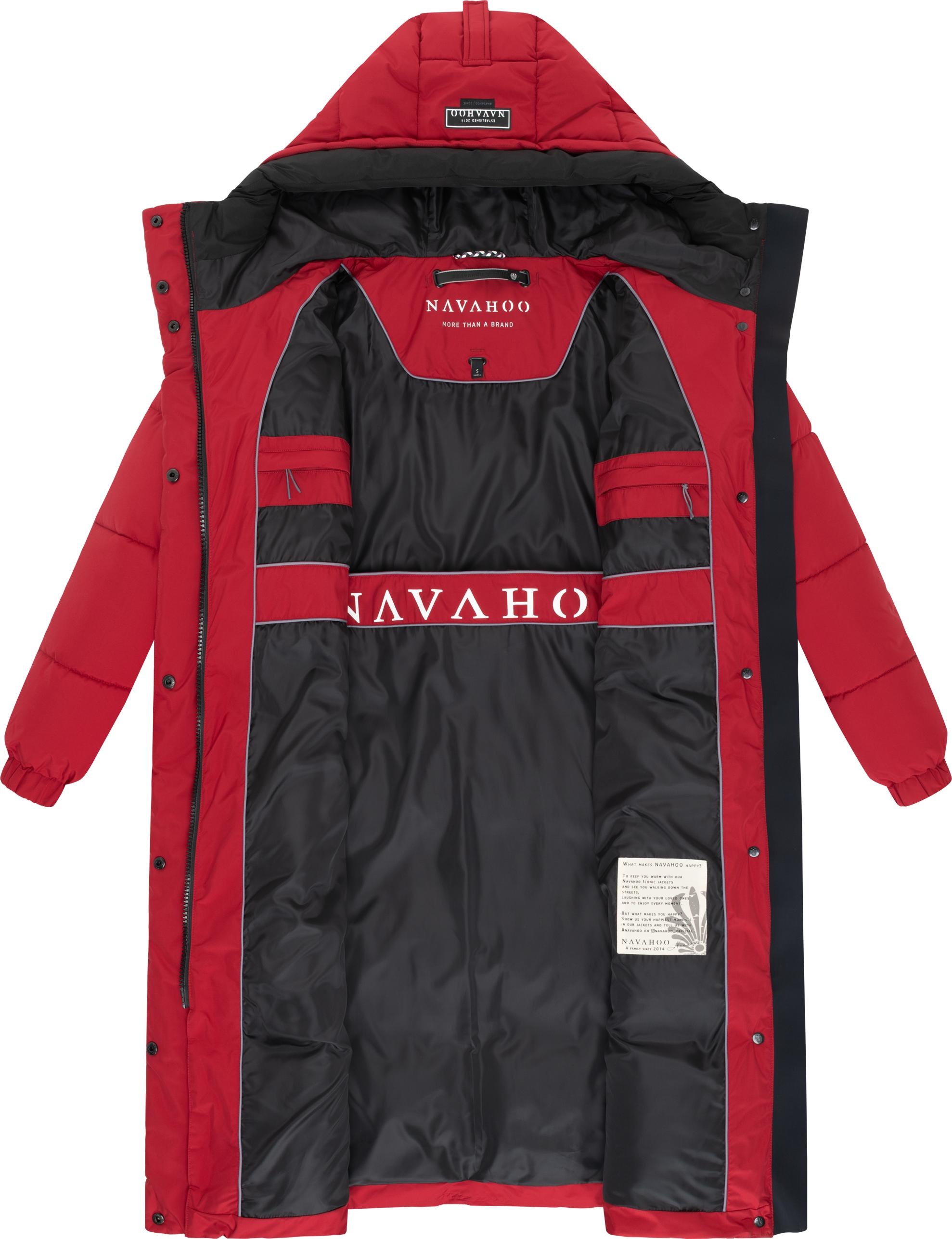 Navahoo Steppmantel »Taublüte XIV« Gesteppter Damen Mantel mit 2-Wege-Reißverschluss