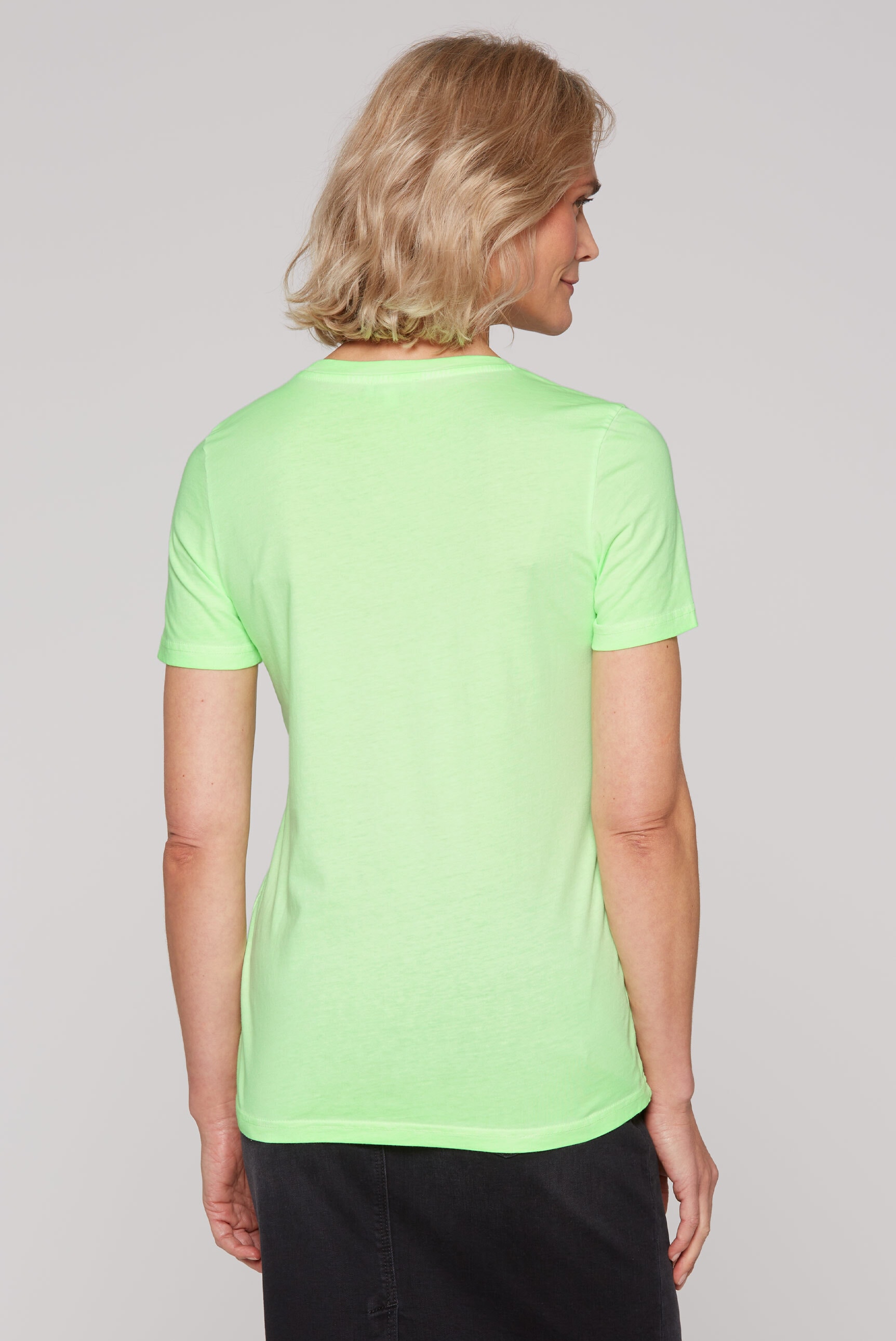 SOCCX Rundhalsshirt, mit Pailletten-Schriftzug